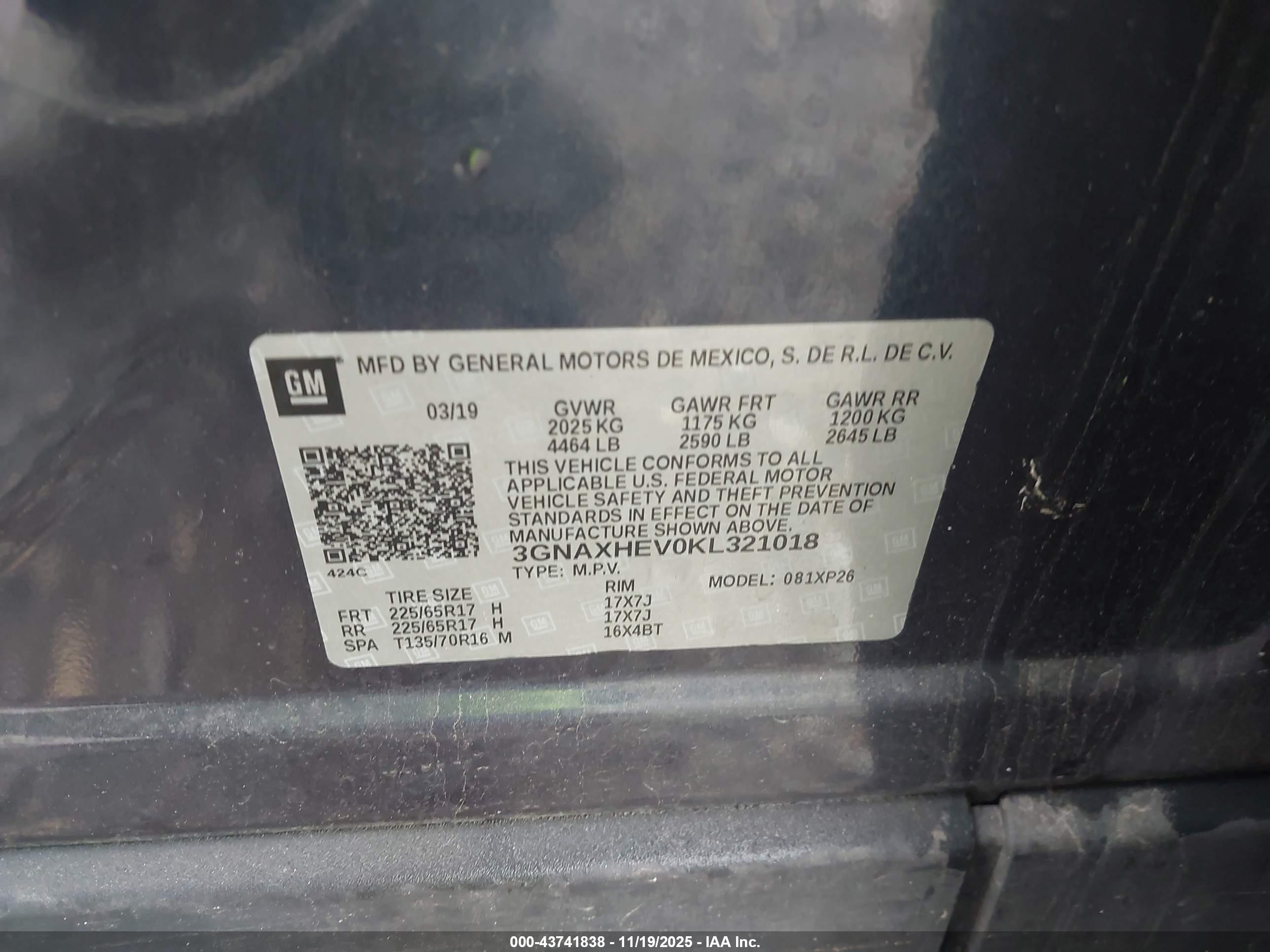 CHEVROLET EQUINOX image 9