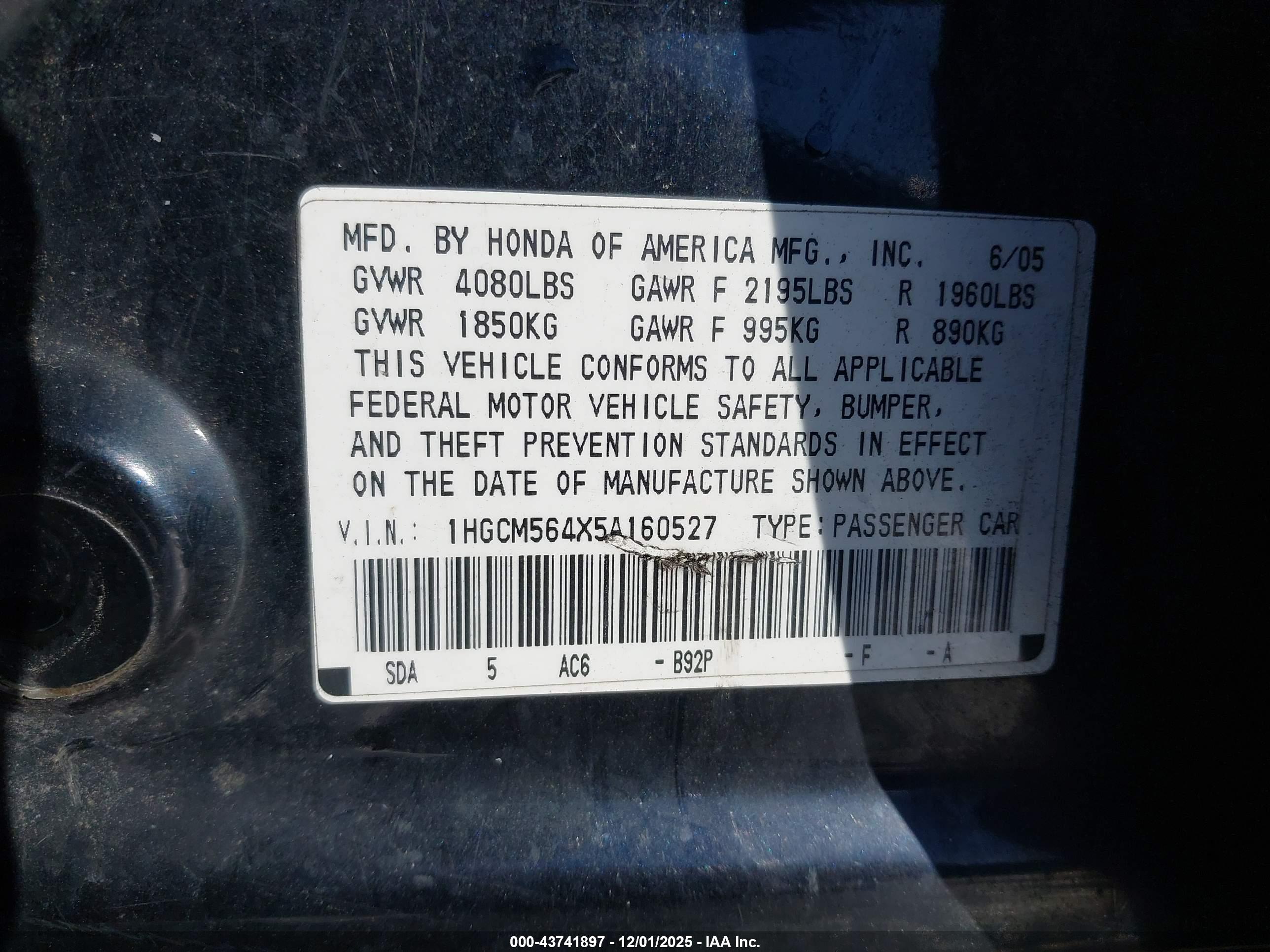 HONDA ACCORD image 9