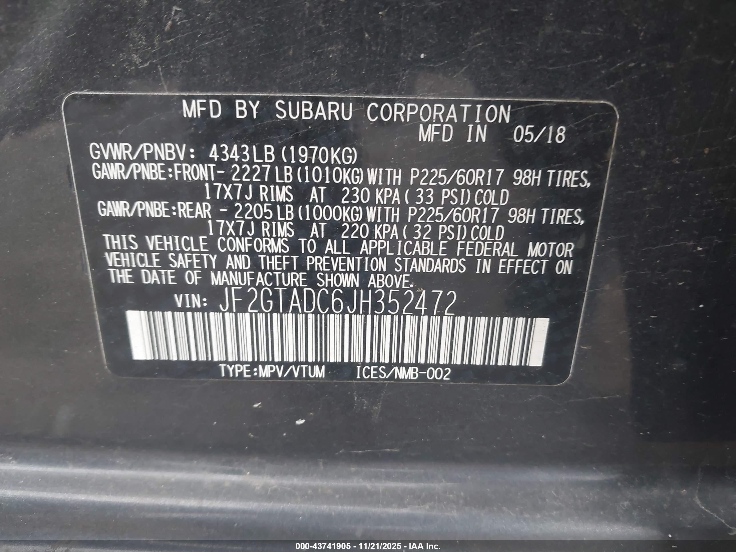 SUBARU CROSSTREK image 9
