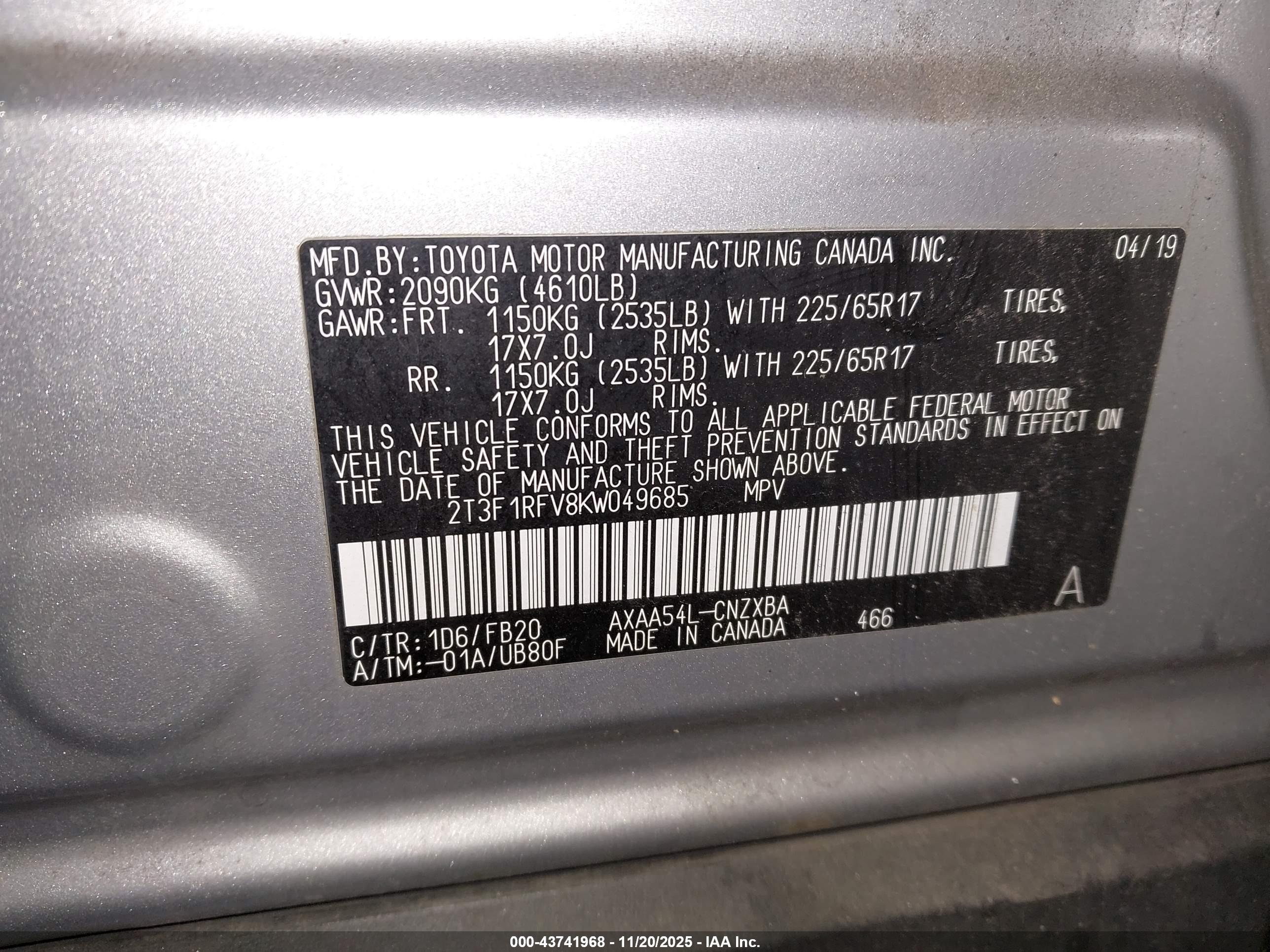 TOYOTA RAV4 image 9