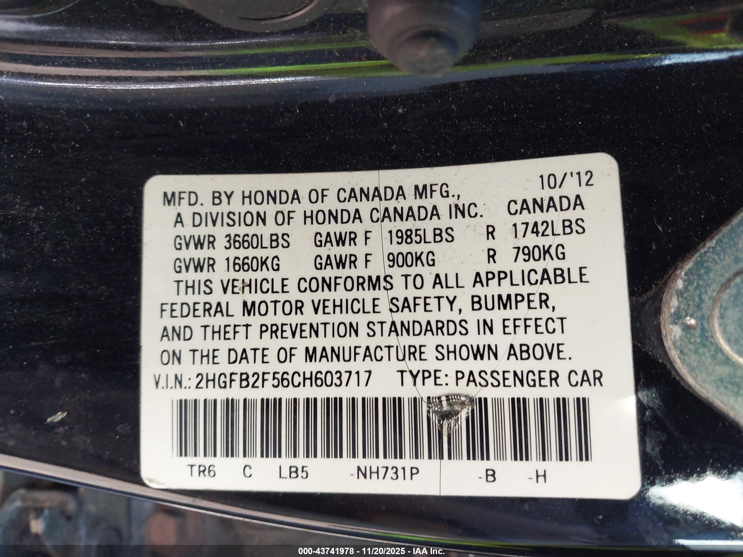 HONDA CIVIC image 9
