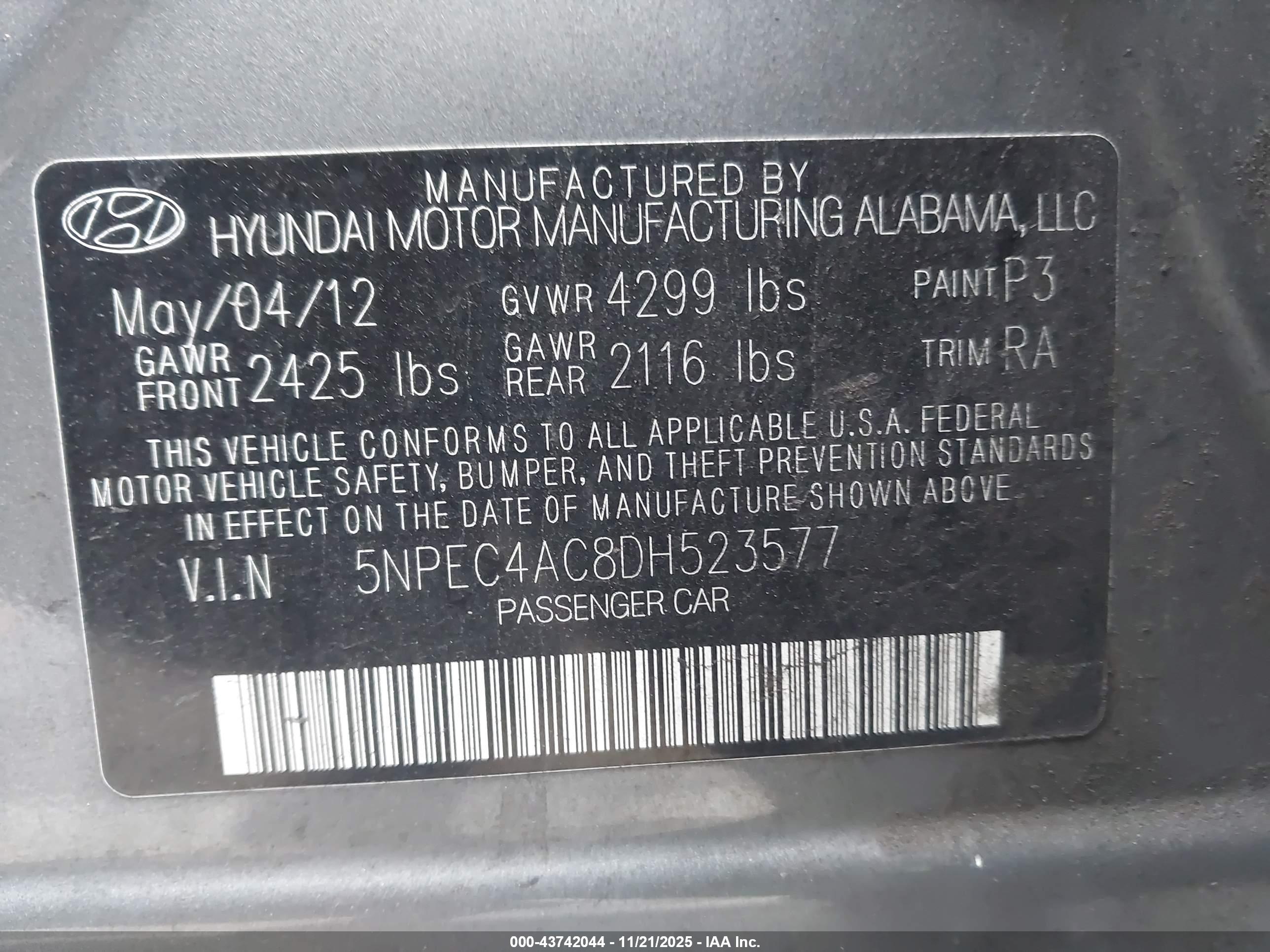 HYUNDAI SONATA image 9
