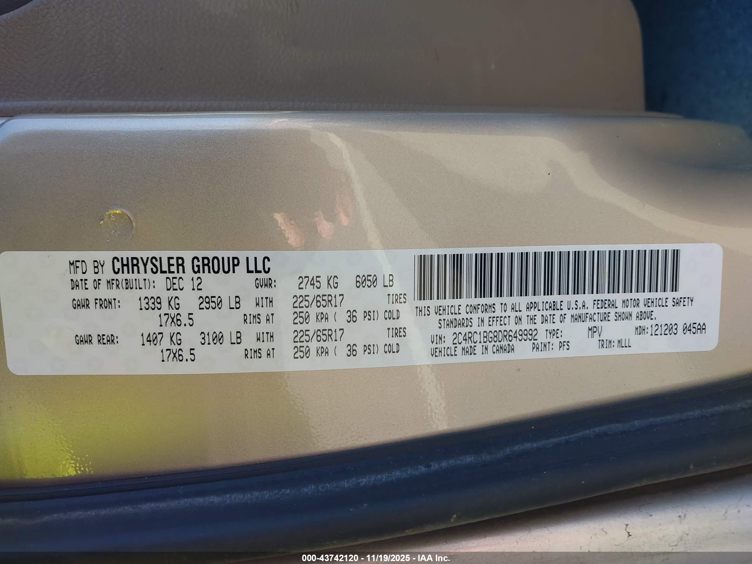 CHRYSLER TOWN image 9