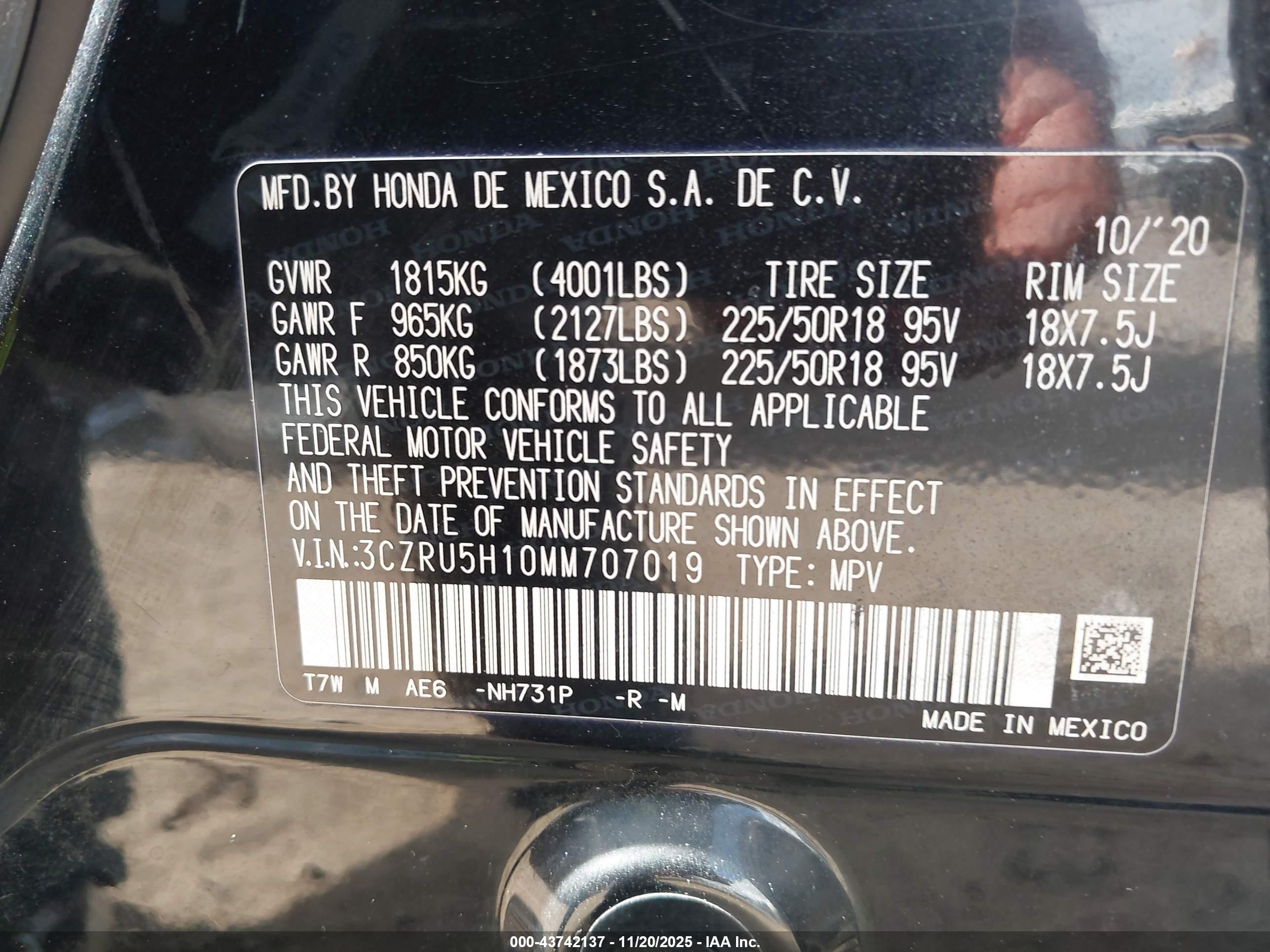 HONDA HR-V image 9