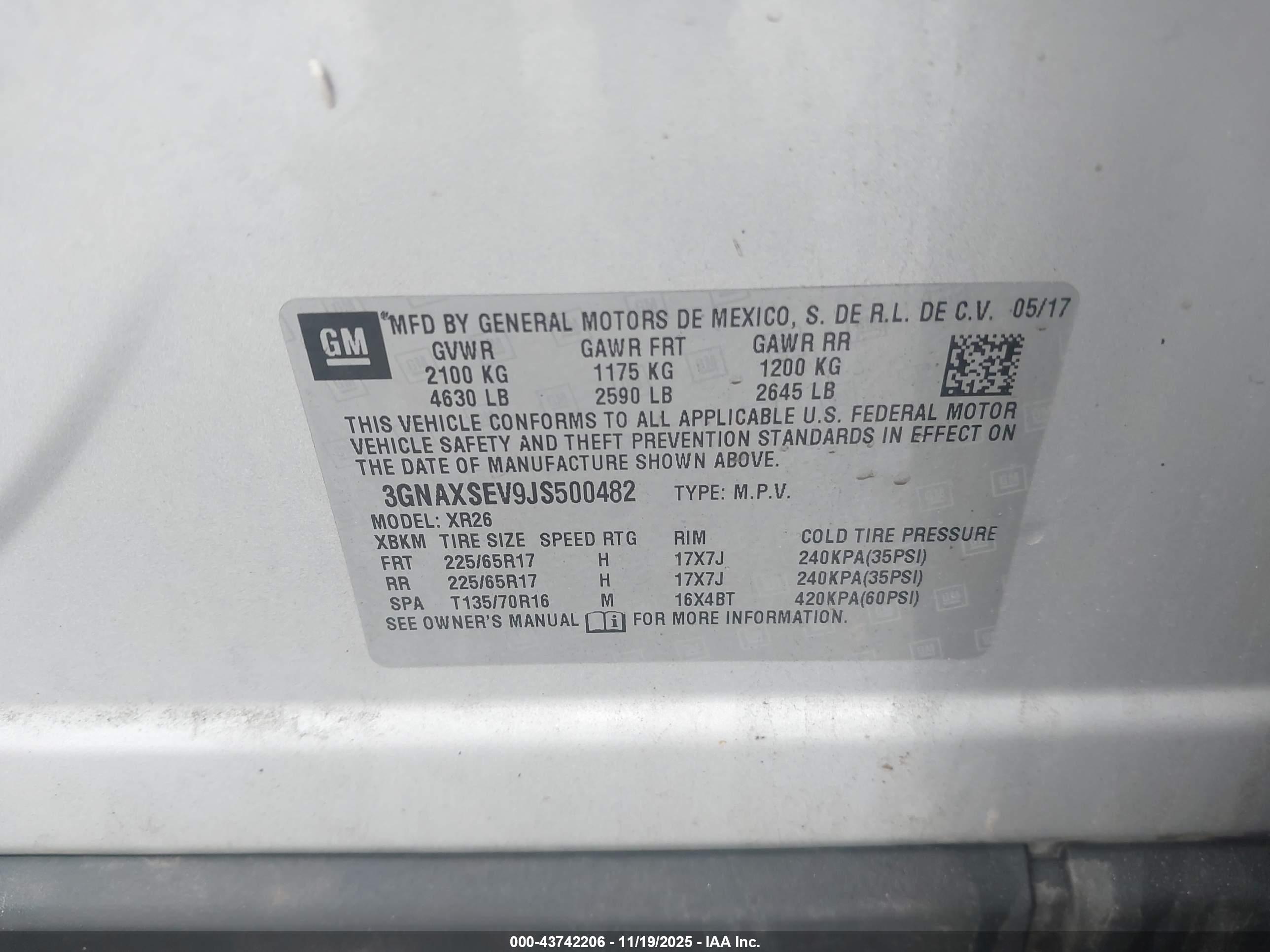 CHEVROLET EQUINOX image 9