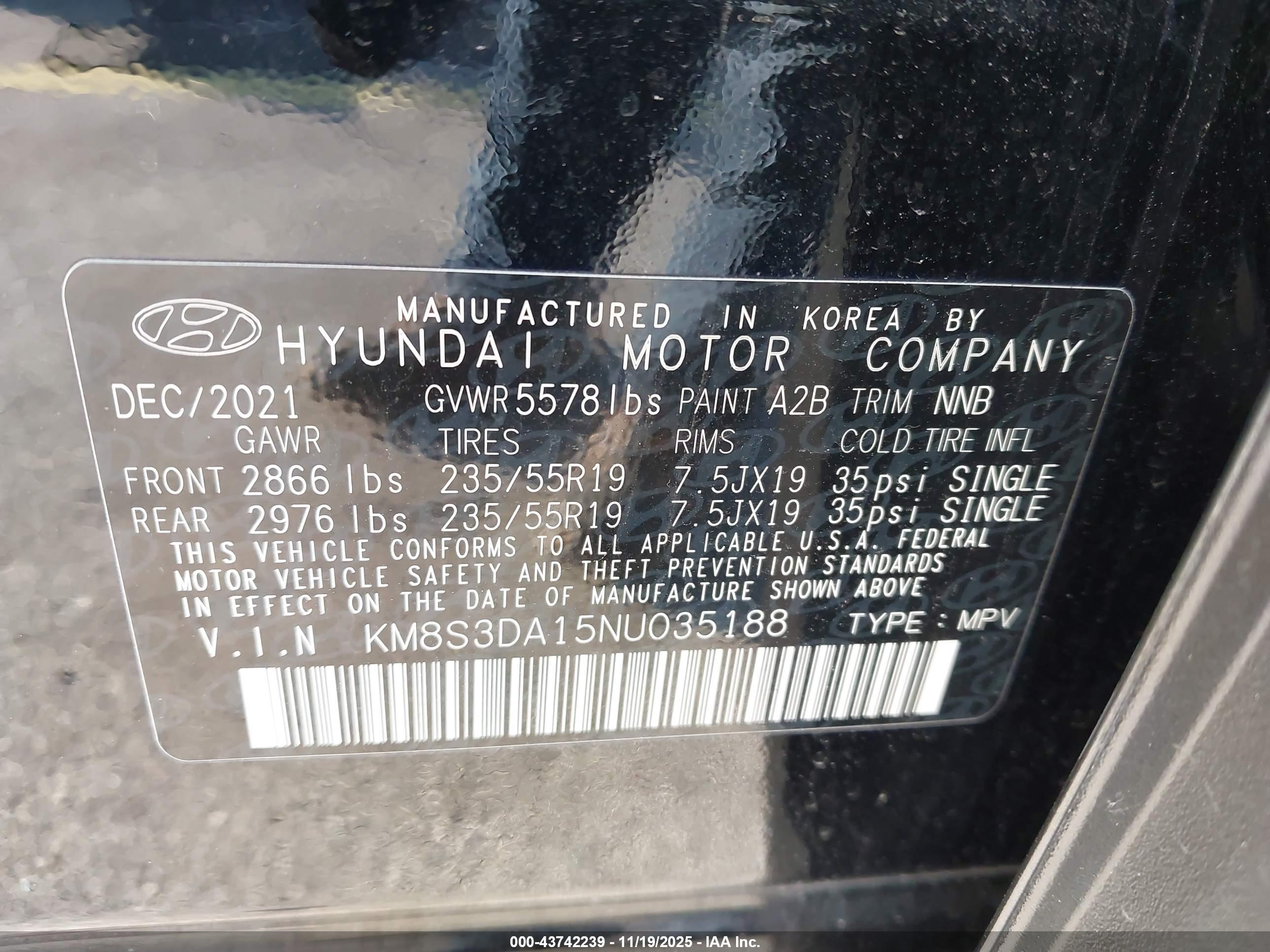 HYUNDAI SANTA image 9