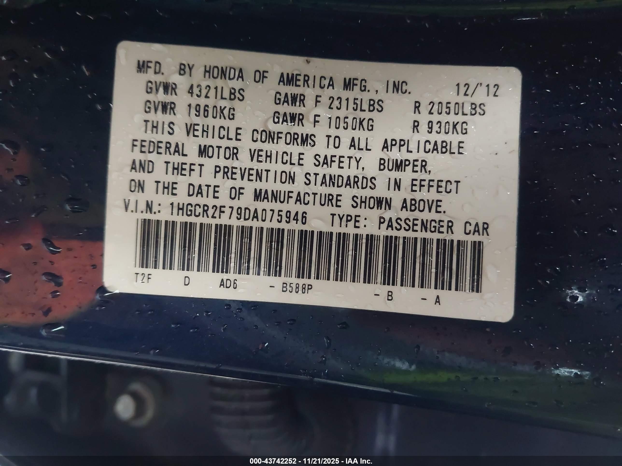 HONDA ACCORD image 9