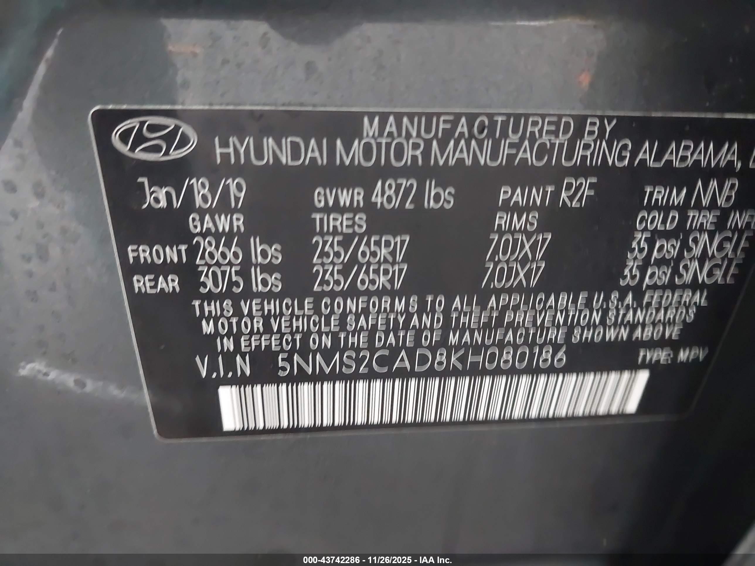 HYUNDAI SANTA image 9