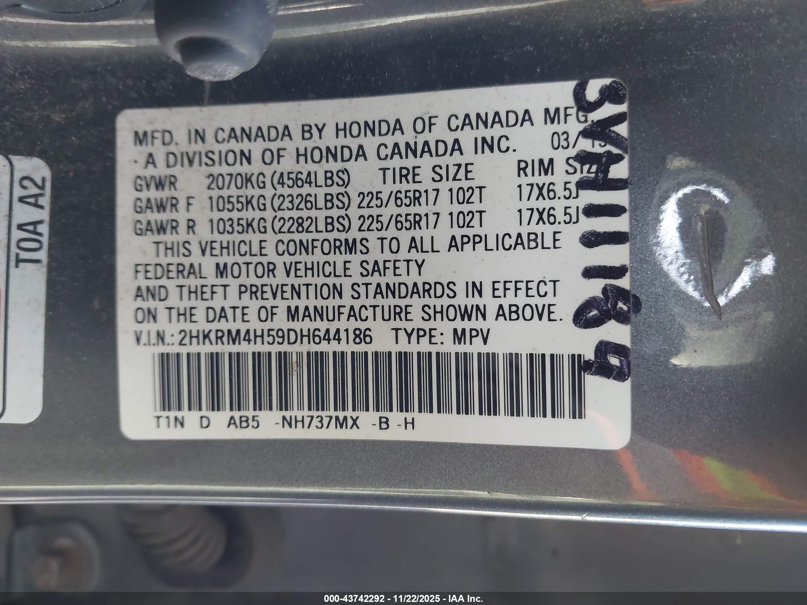 HONDA CR-V image 9