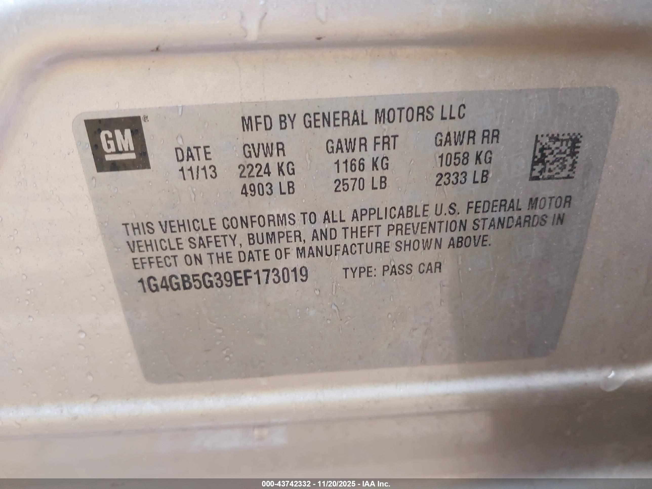 BUICK LACROSSE image 9