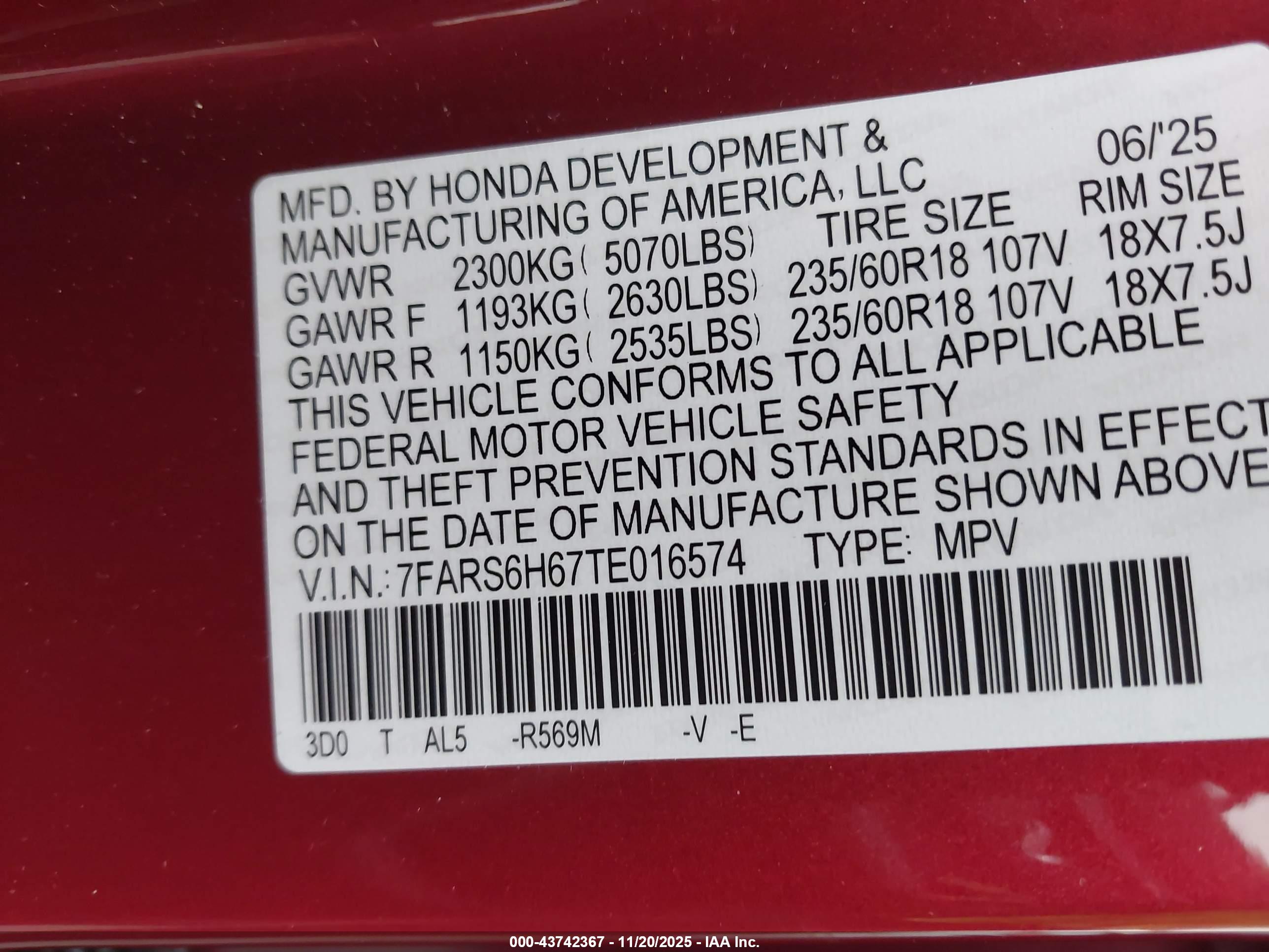 HONDA CR-V image 9