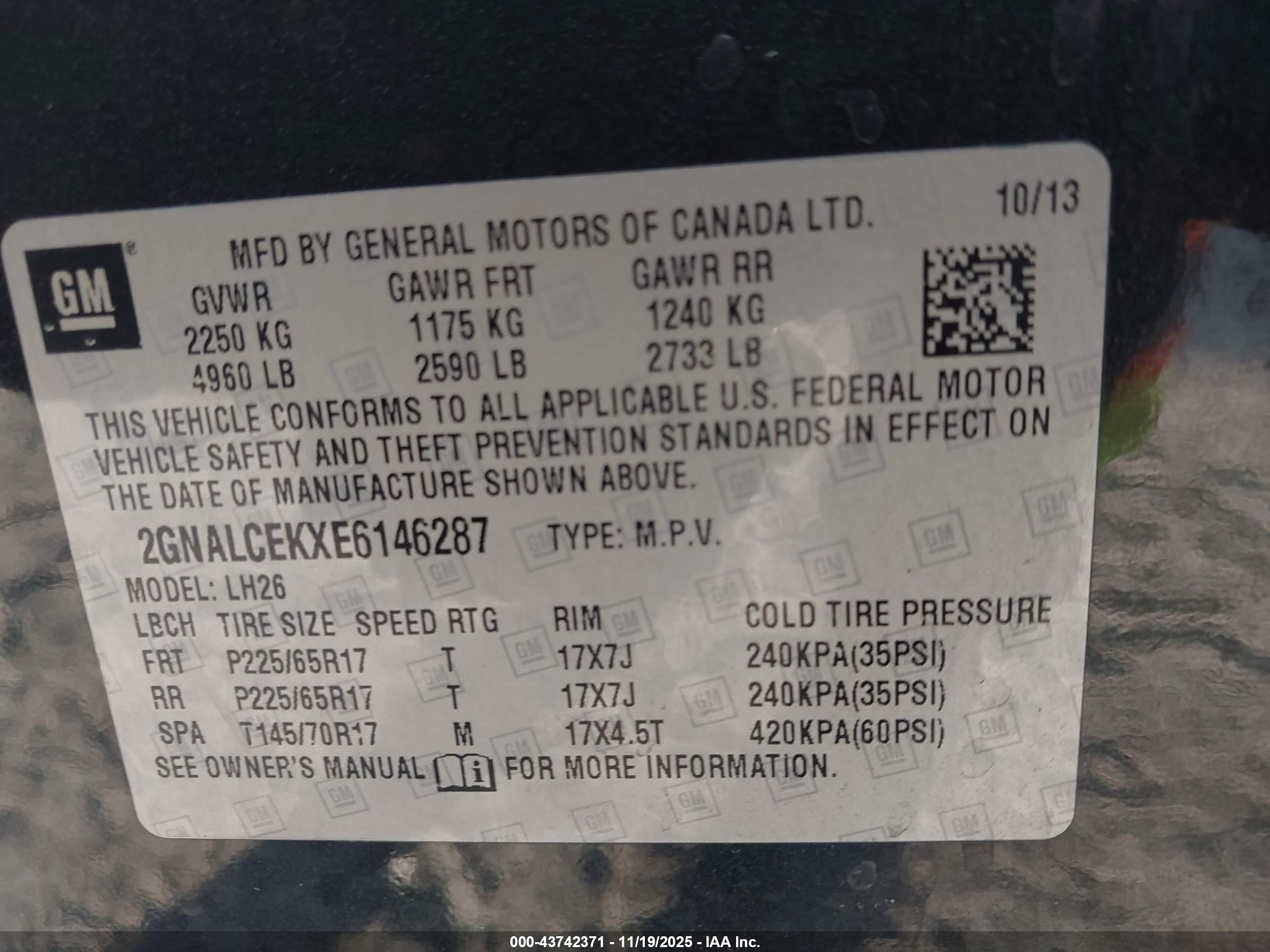 CHEVROLET EQUINOX image 9