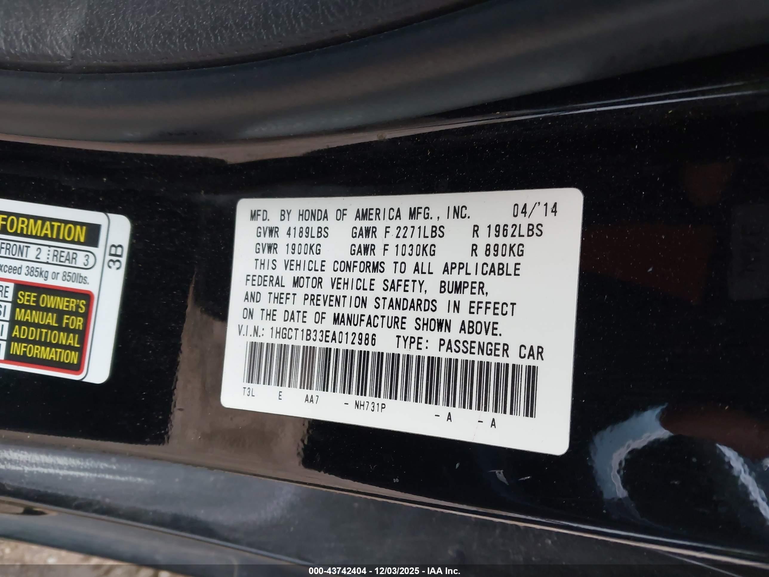 HONDA ACCORD image 9