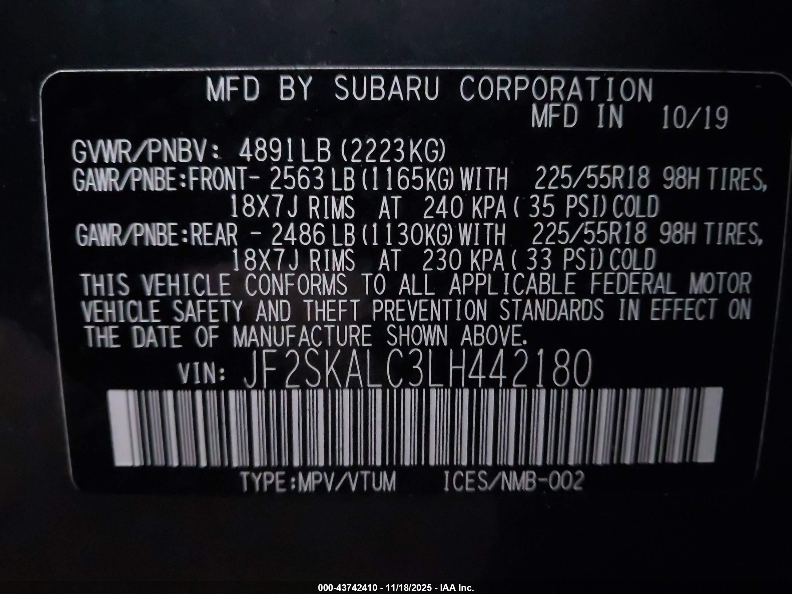 SUBARU FORESTER image 9