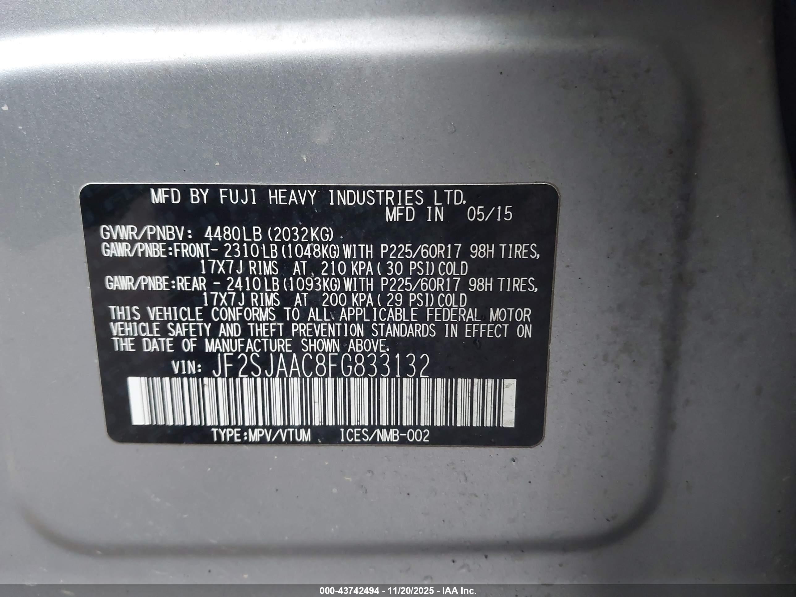 SUBARU FORESTER image 9