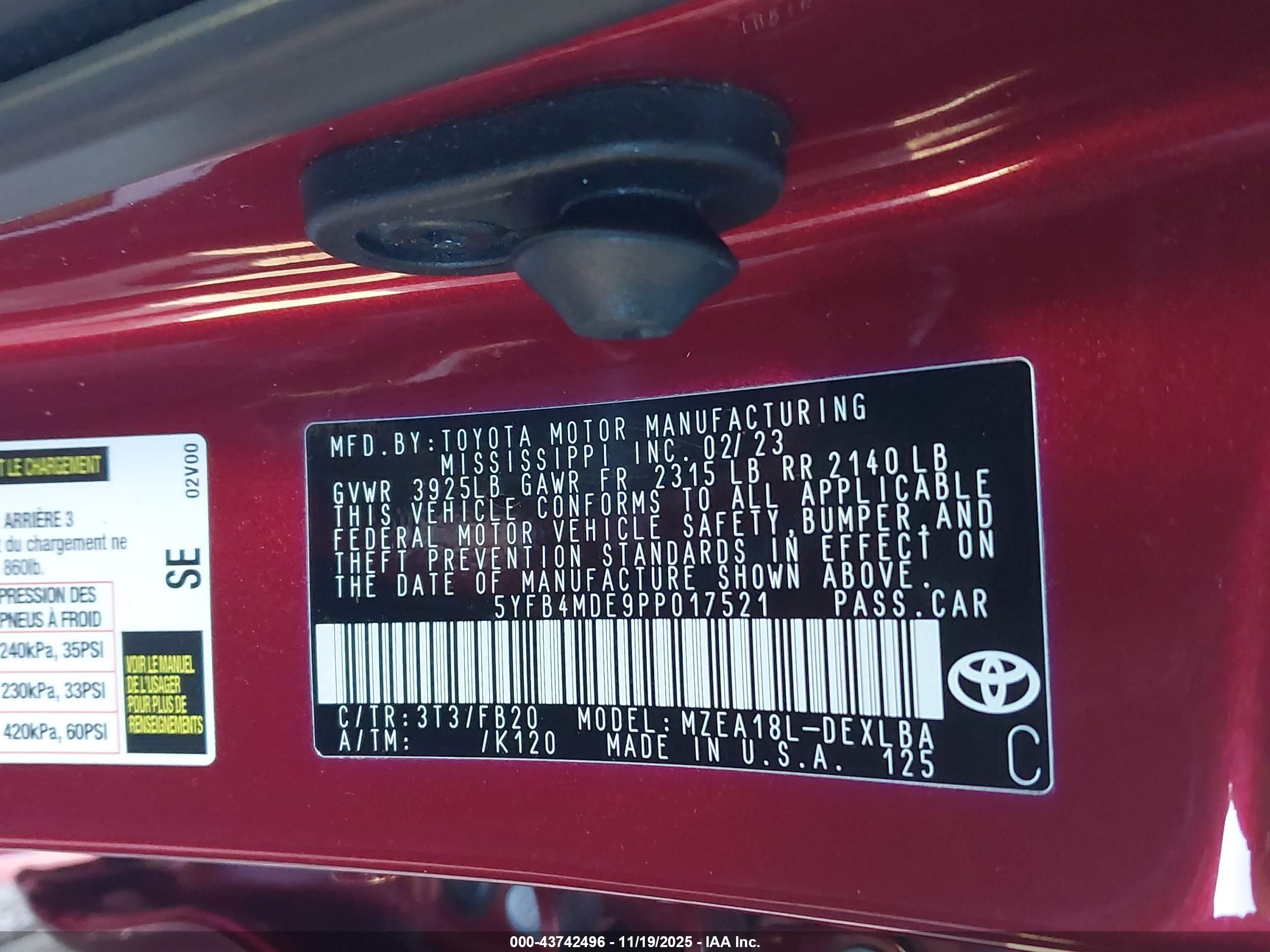 TOYOTA COROLLA image 9