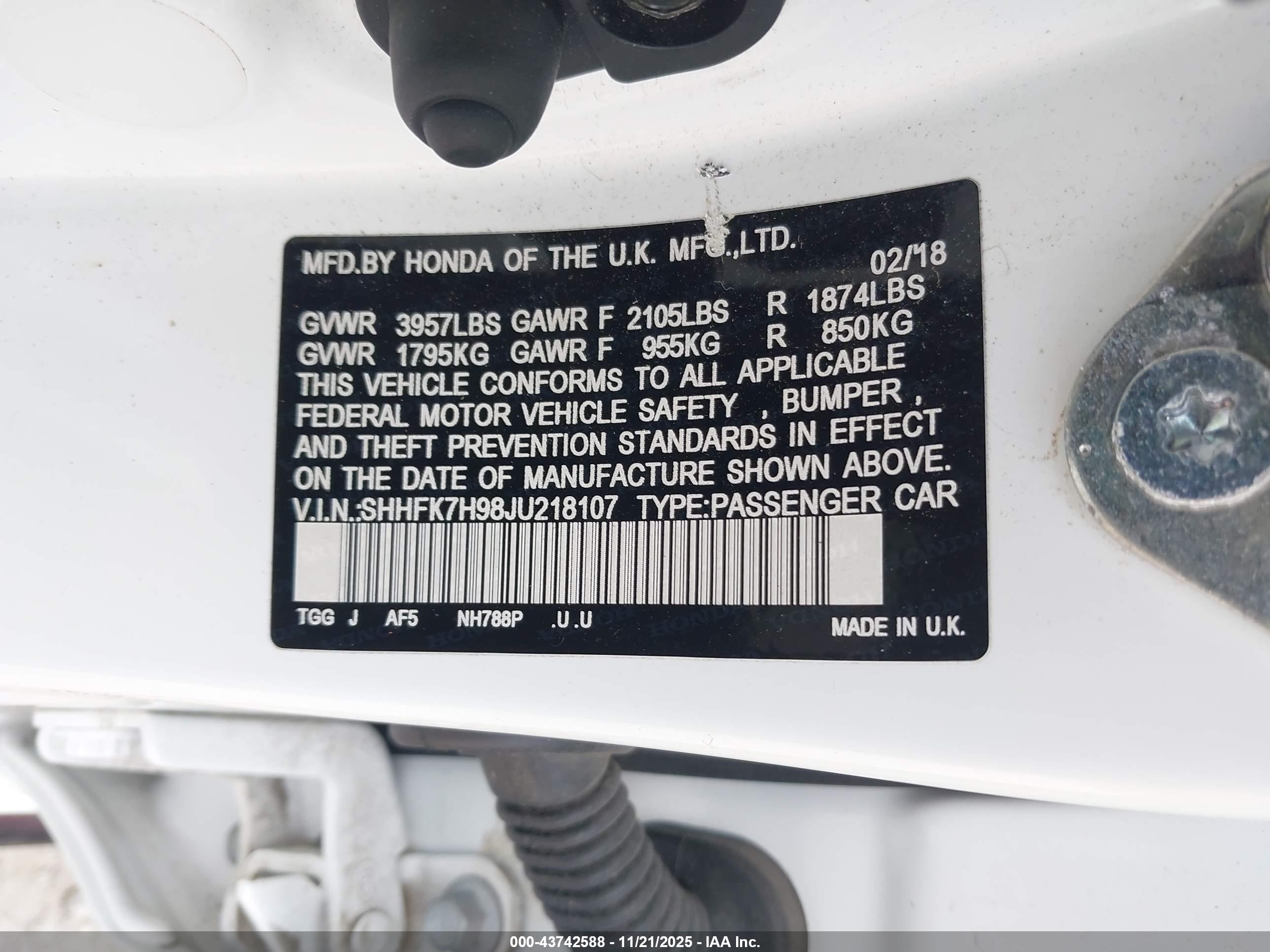 HONDA CIVIC image 9