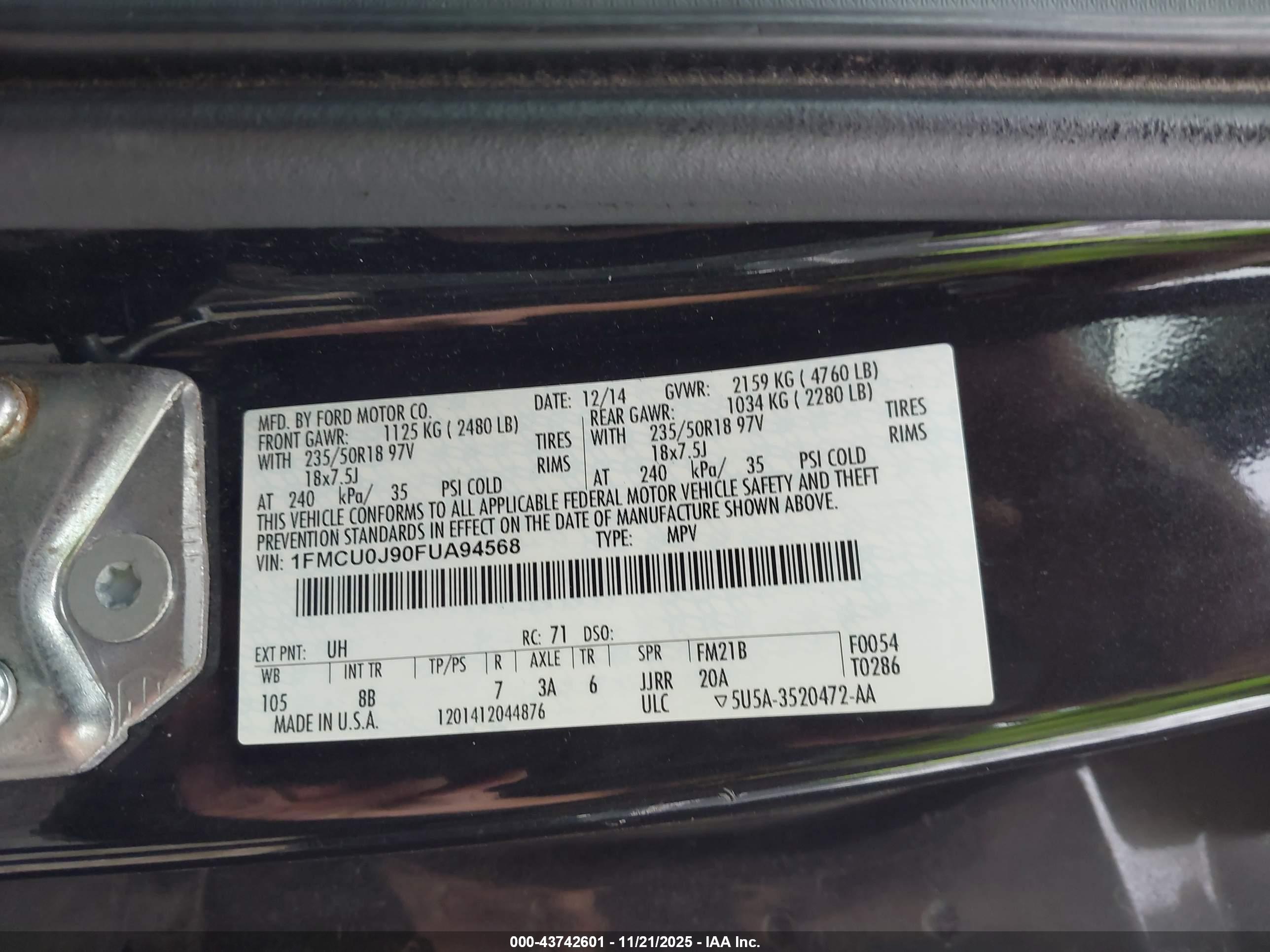 FORD ESCAPE image 9