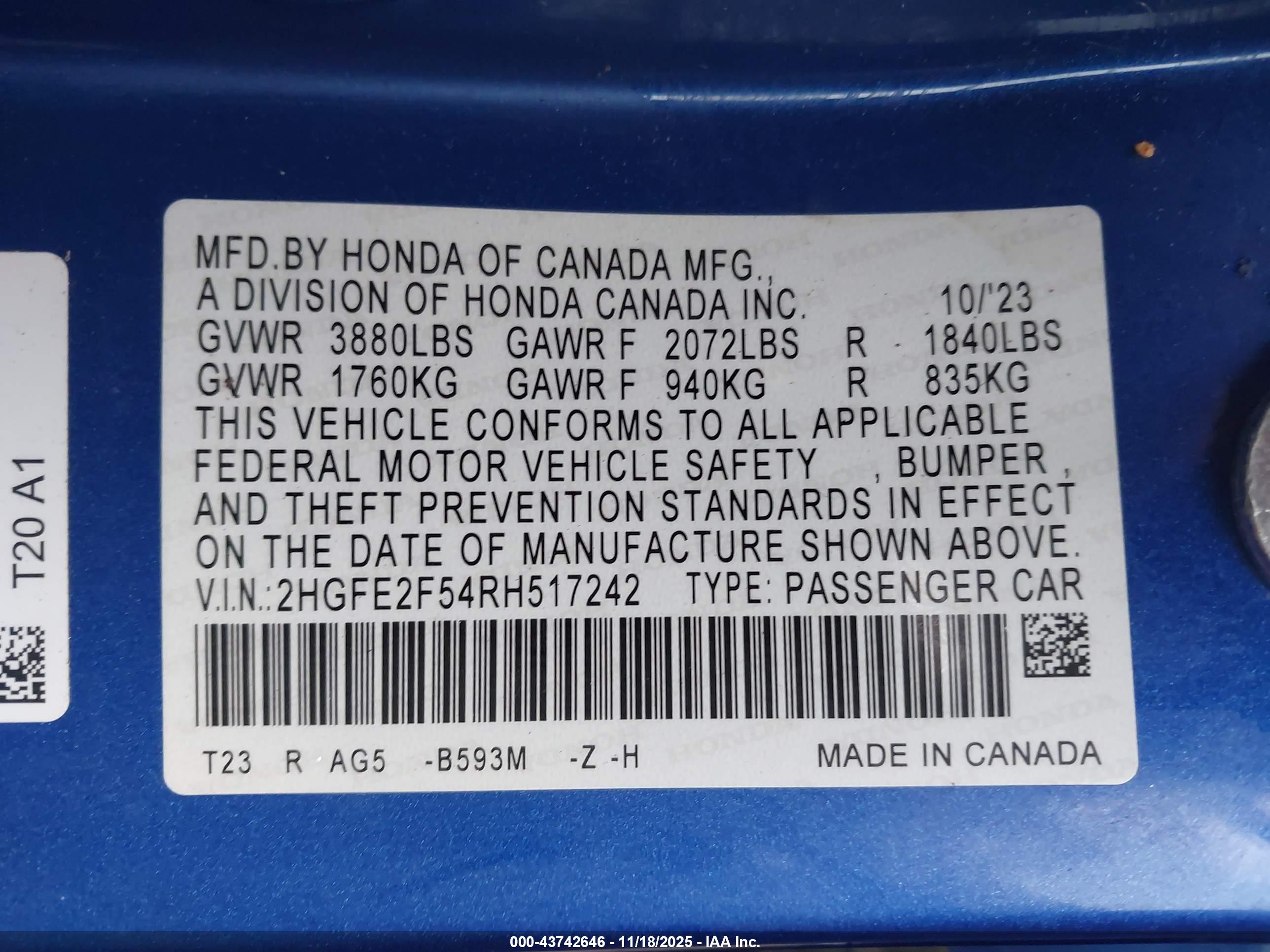 HONDA CIVIC image 9
