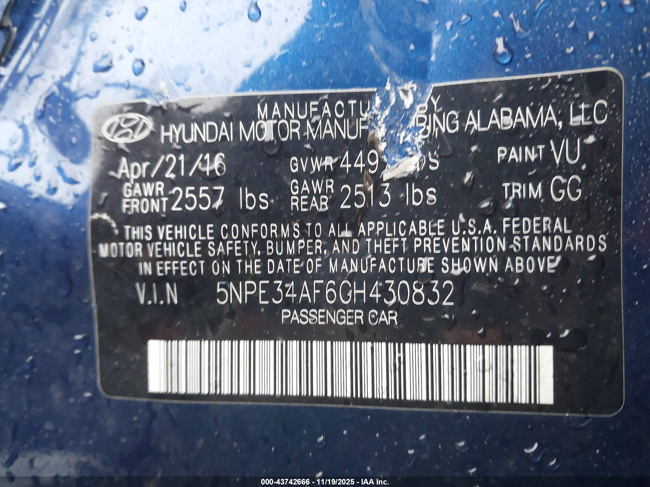 HYUNDAI SONATA image 9