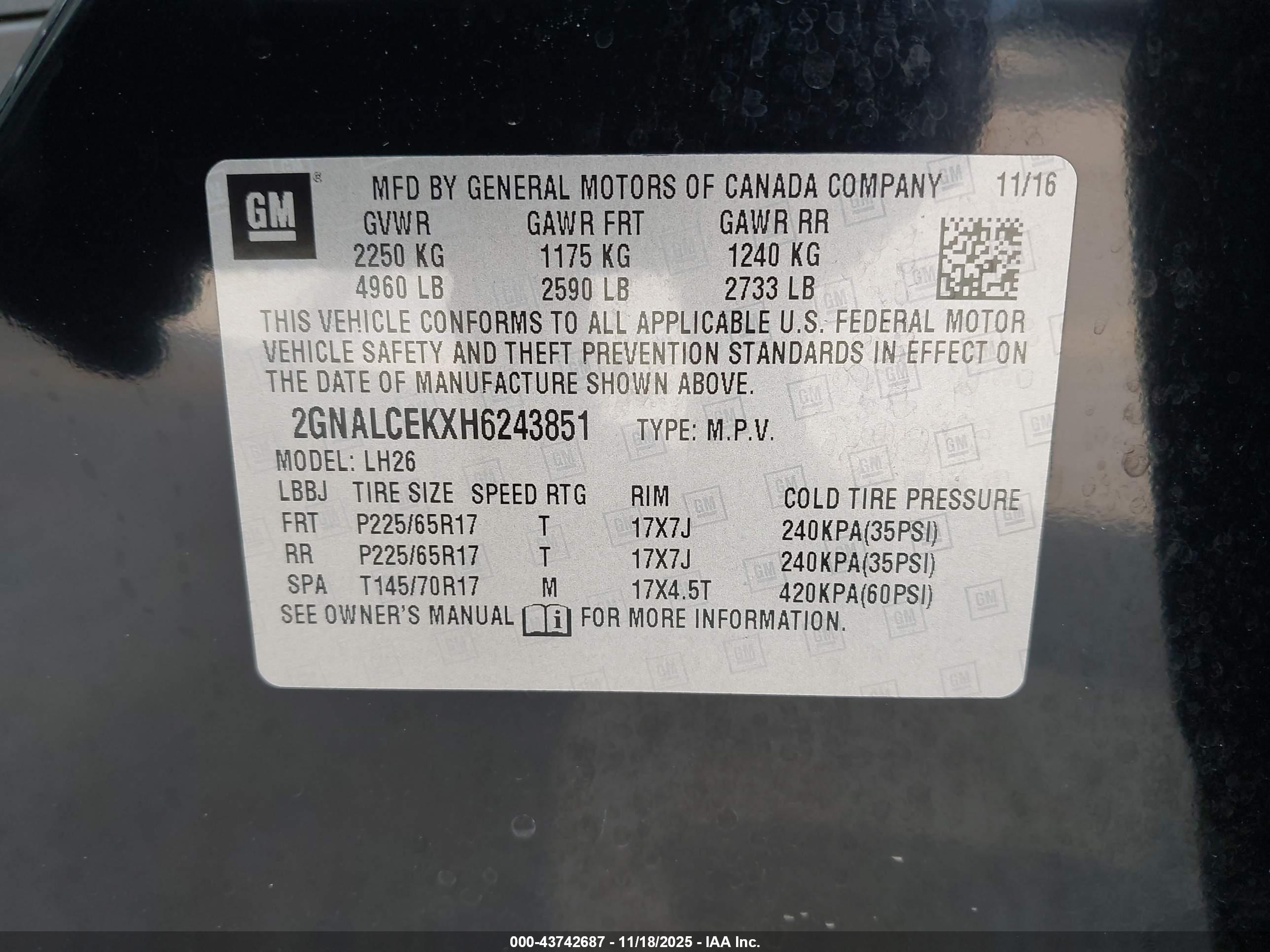 CHEVROLET EQUINOX image 9