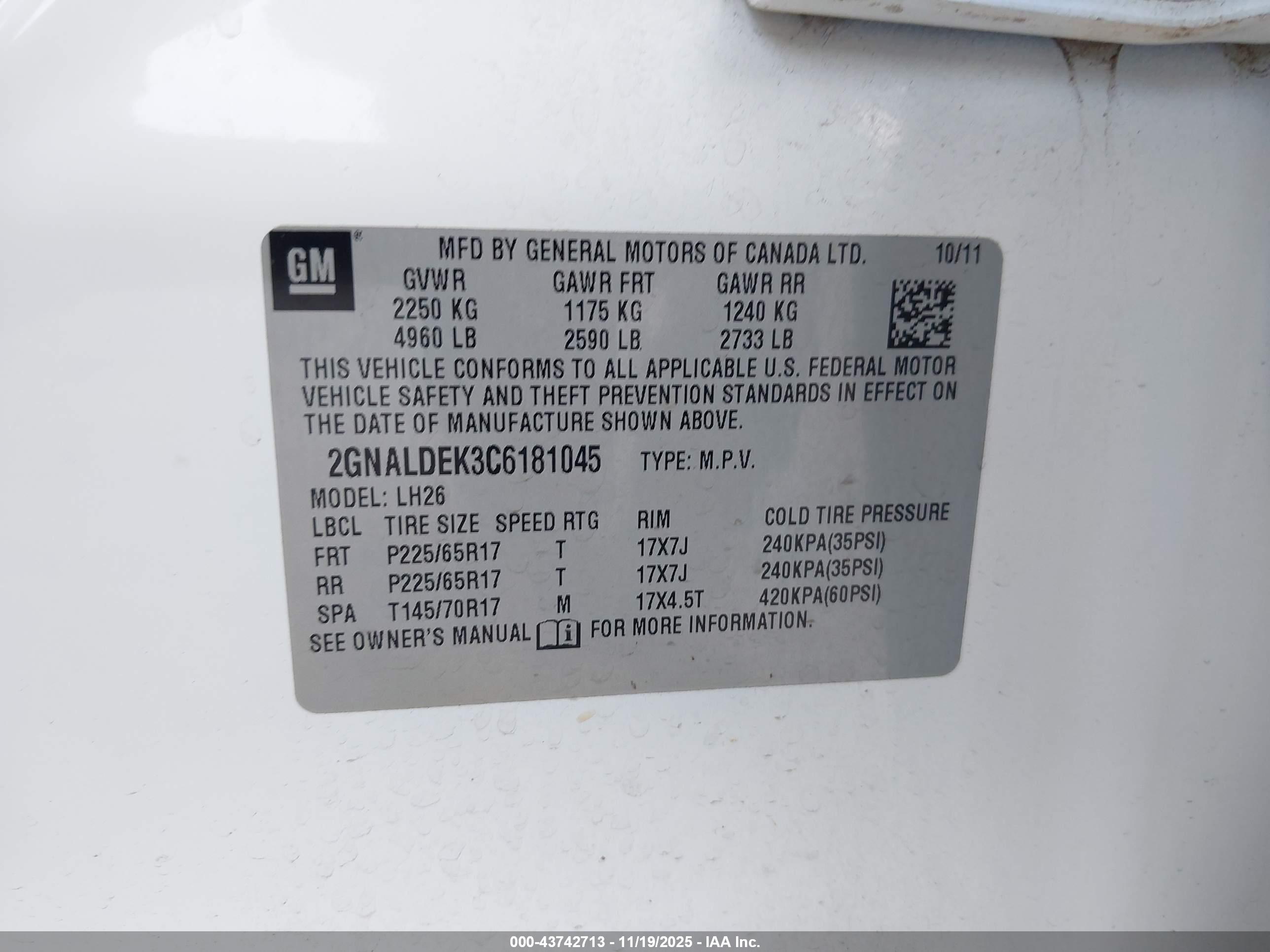 CHEVROLET EQUINOX image 9