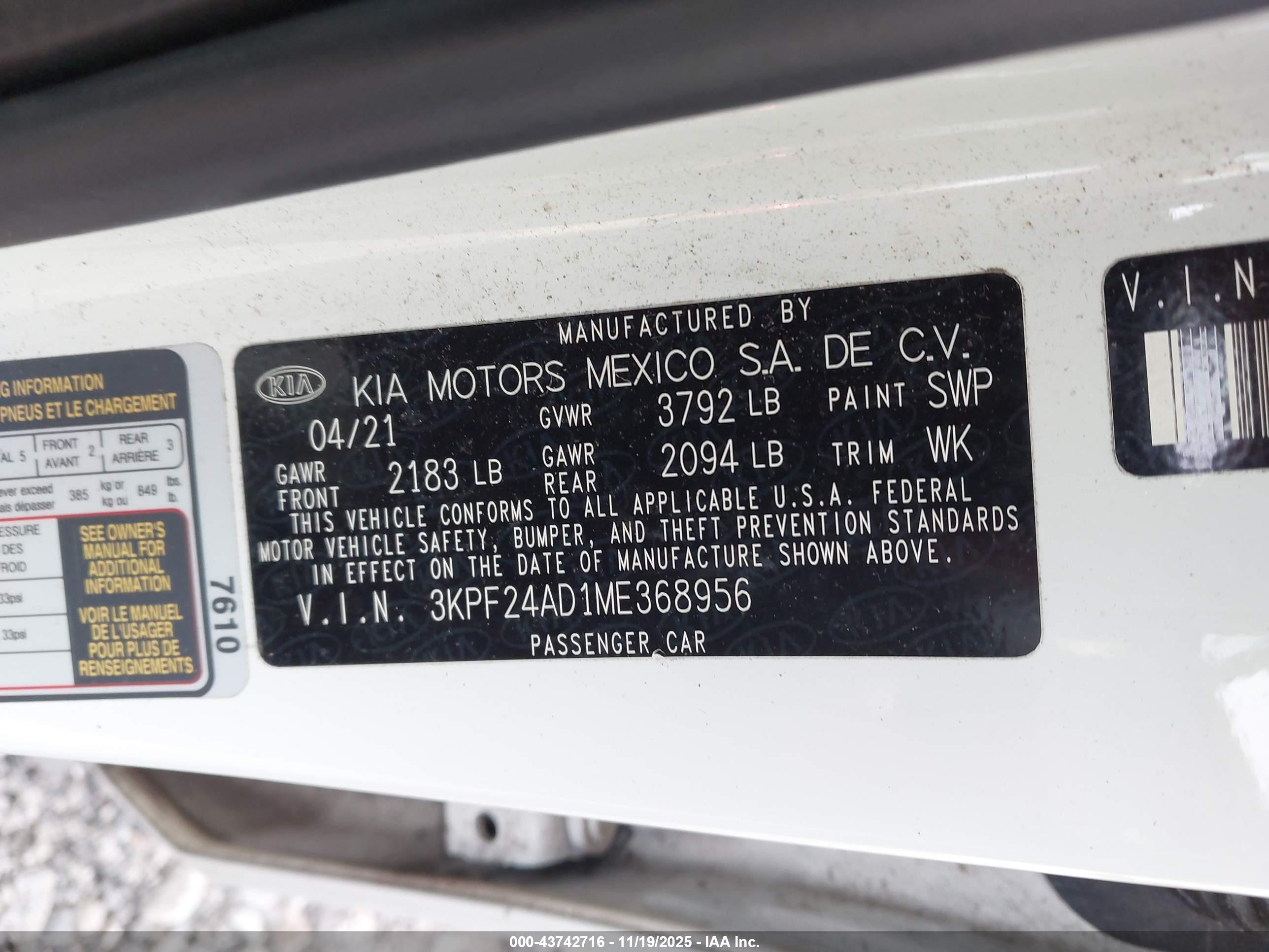 KIA FORTE image 9