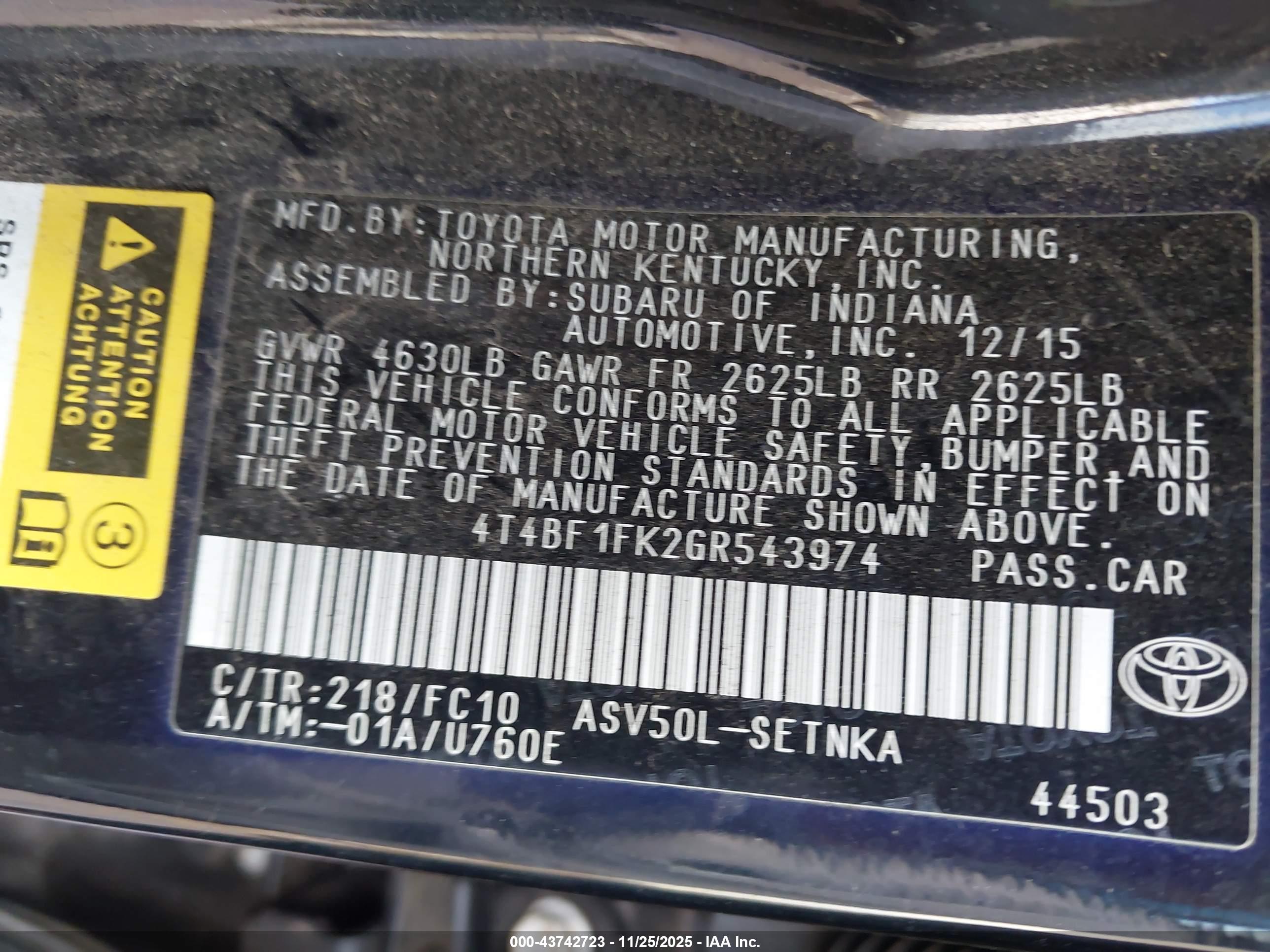 TOYOTA CAMRY image 9