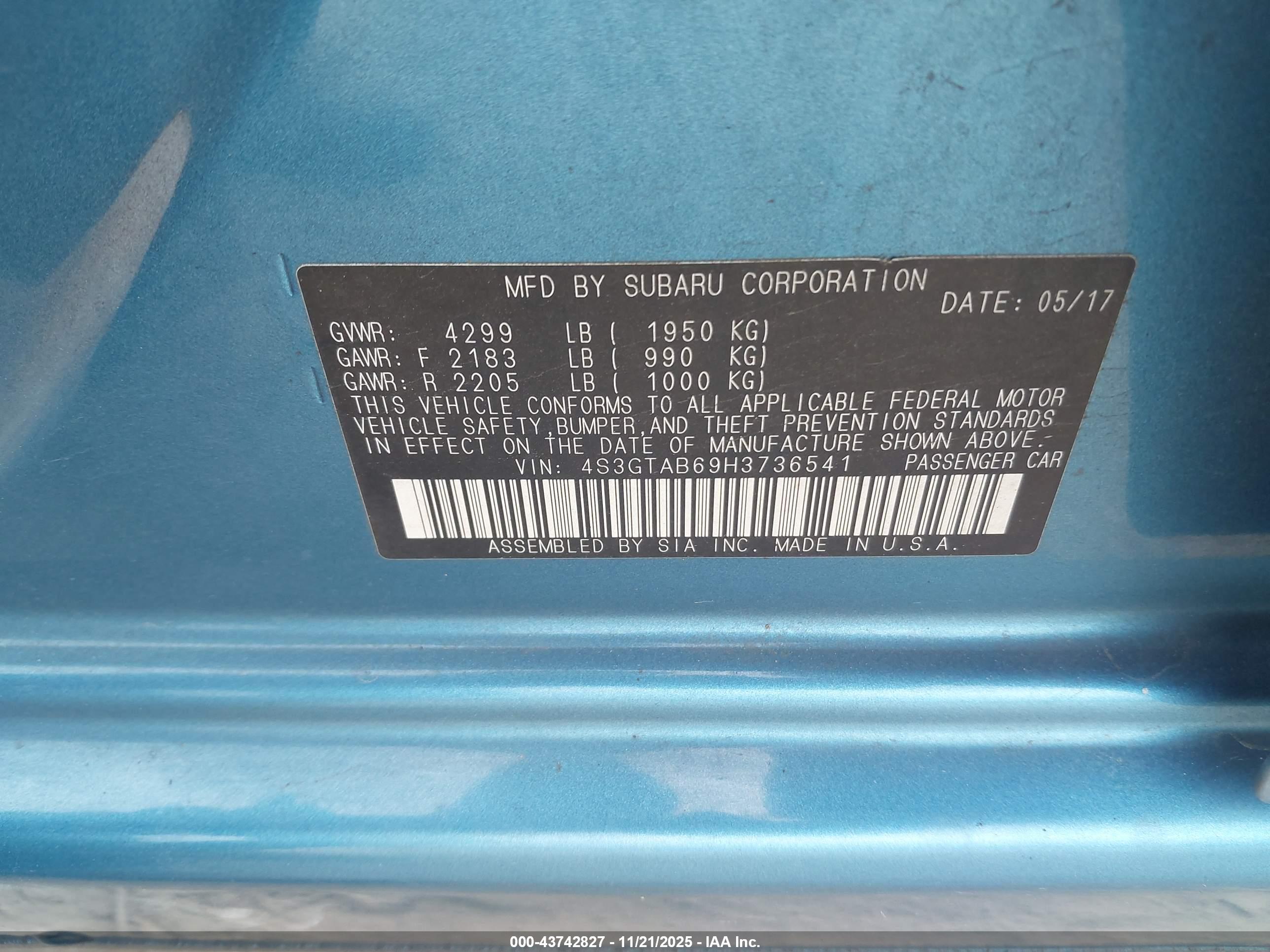 SUBARU IMPREZA image 9