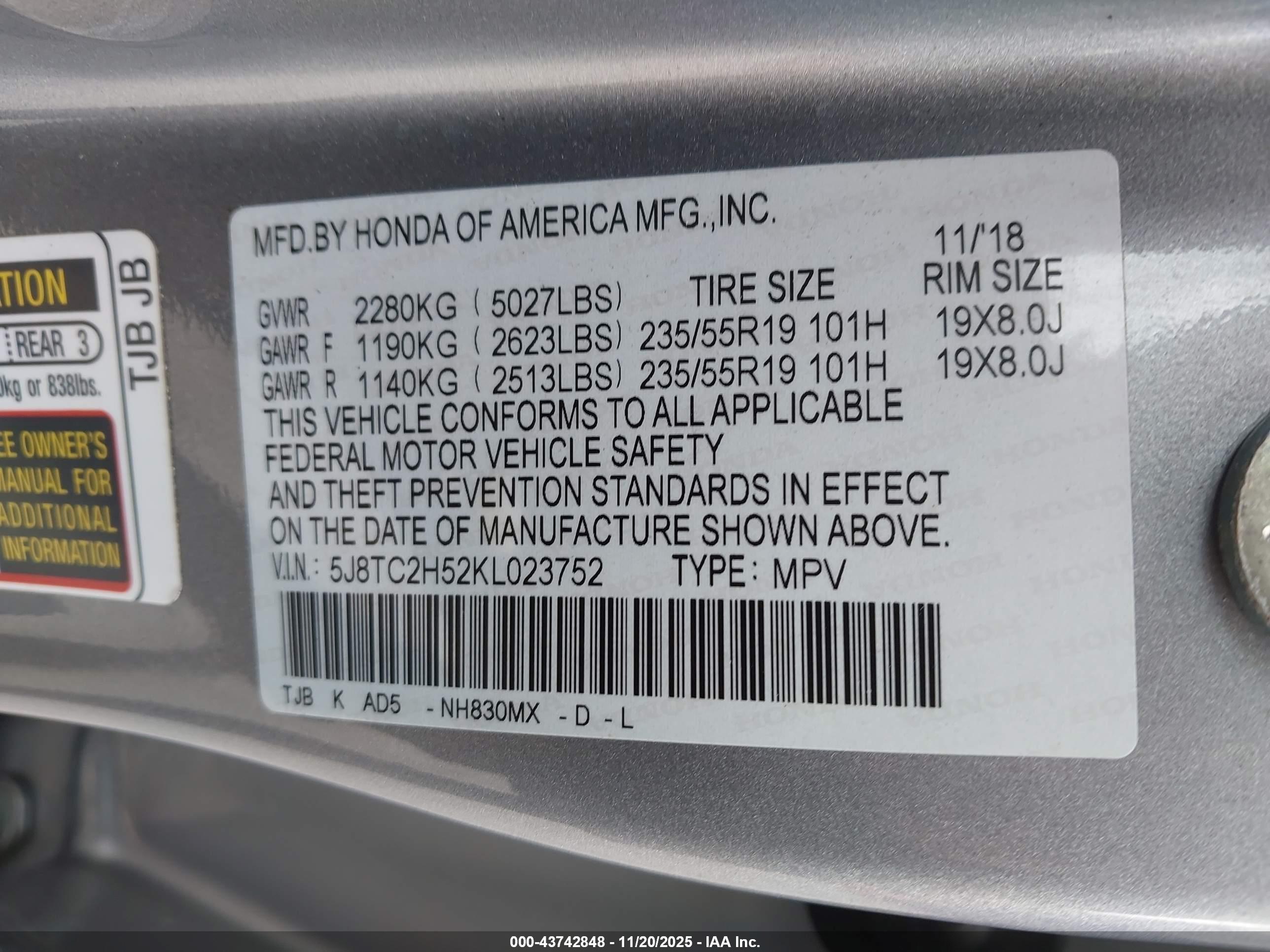 ACURA RDX image 9