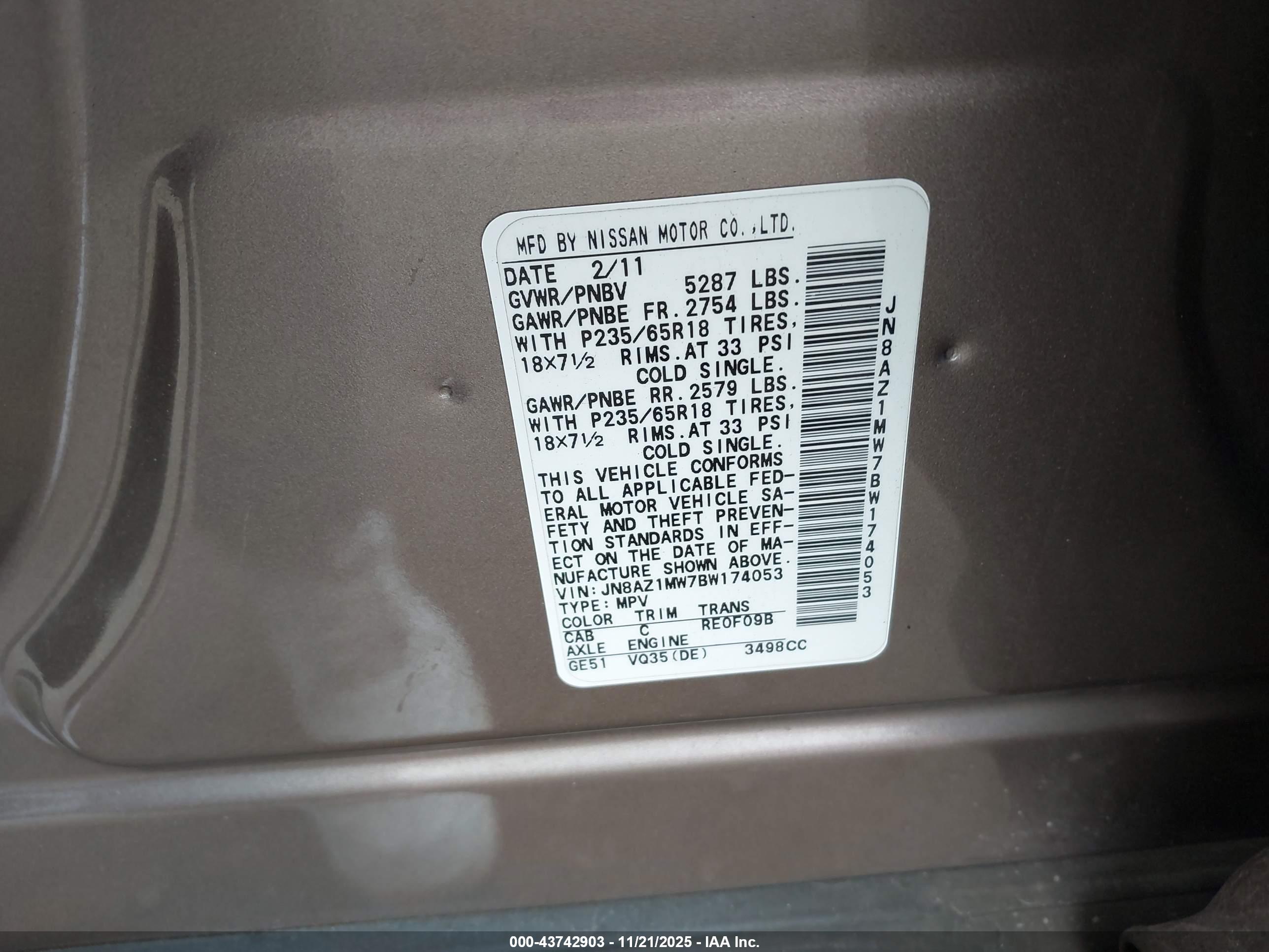 NISSAN MURANO image 9