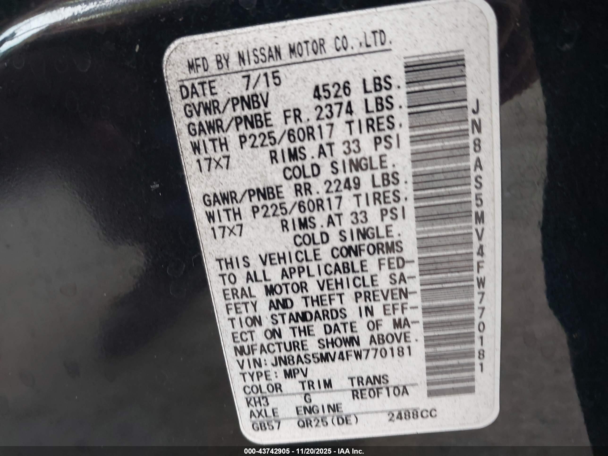 NISSAN ROGUE image 9