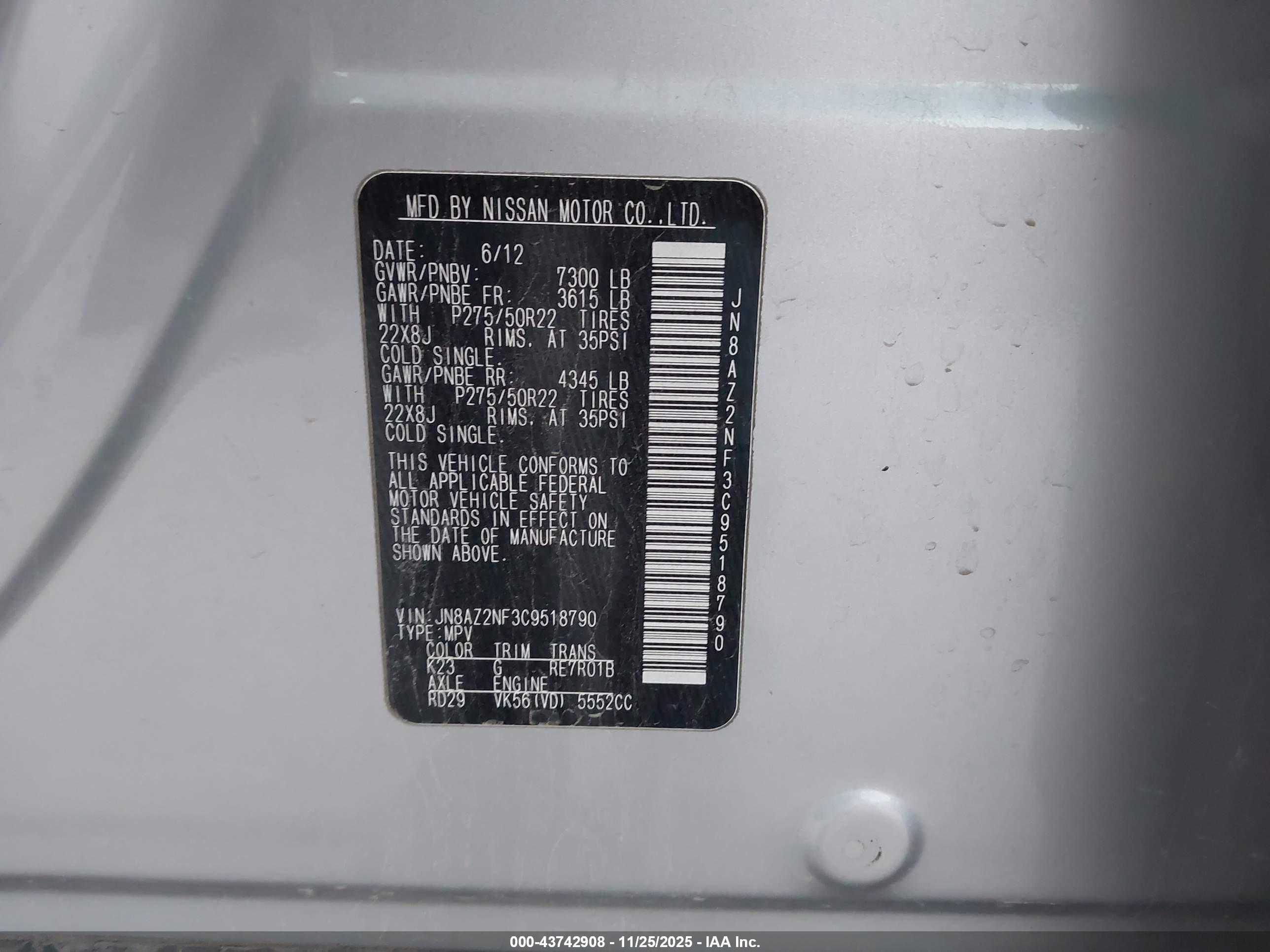 INFINITI QX56 image 9