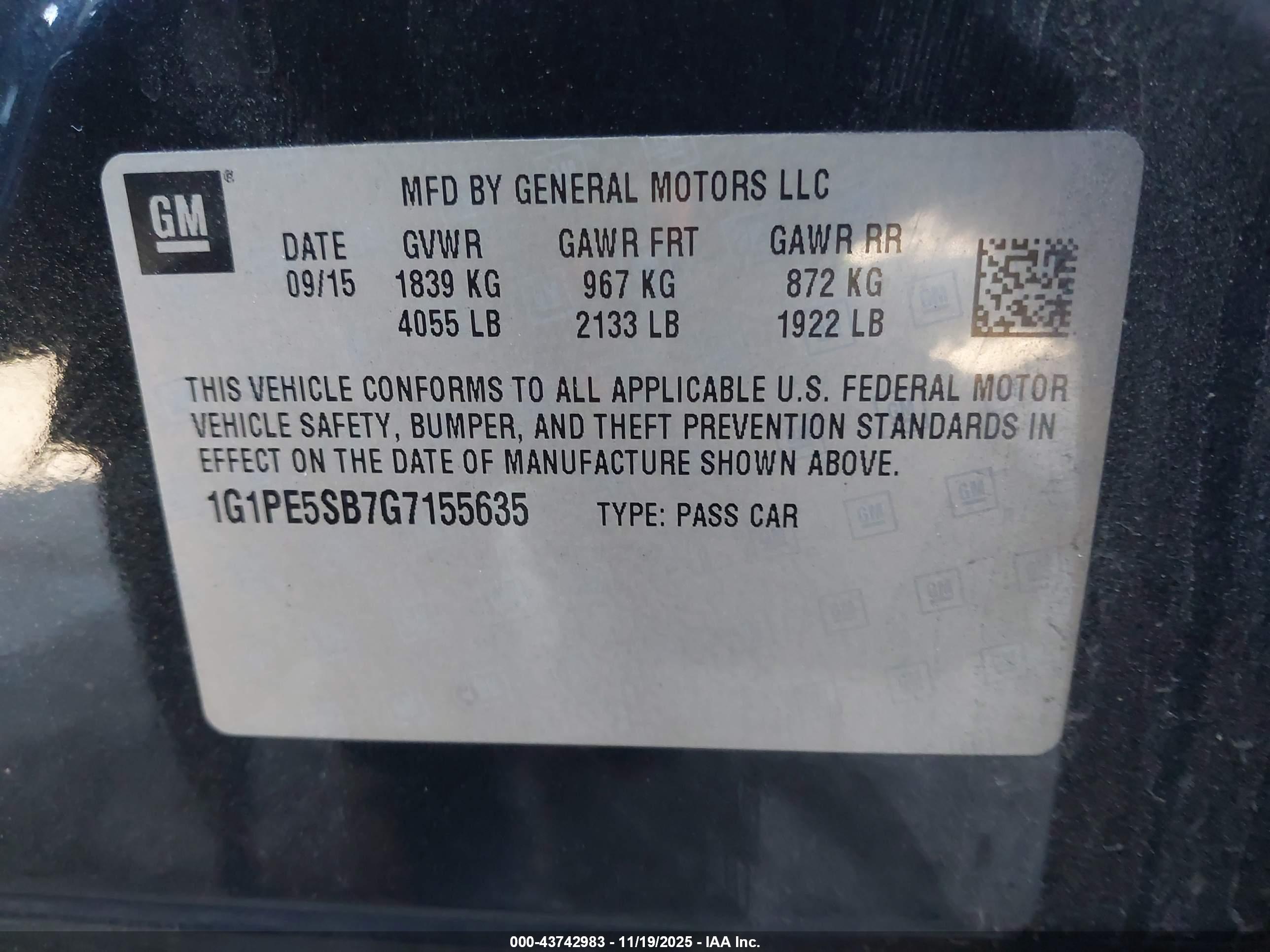CHEVROLET CRUZE image 9