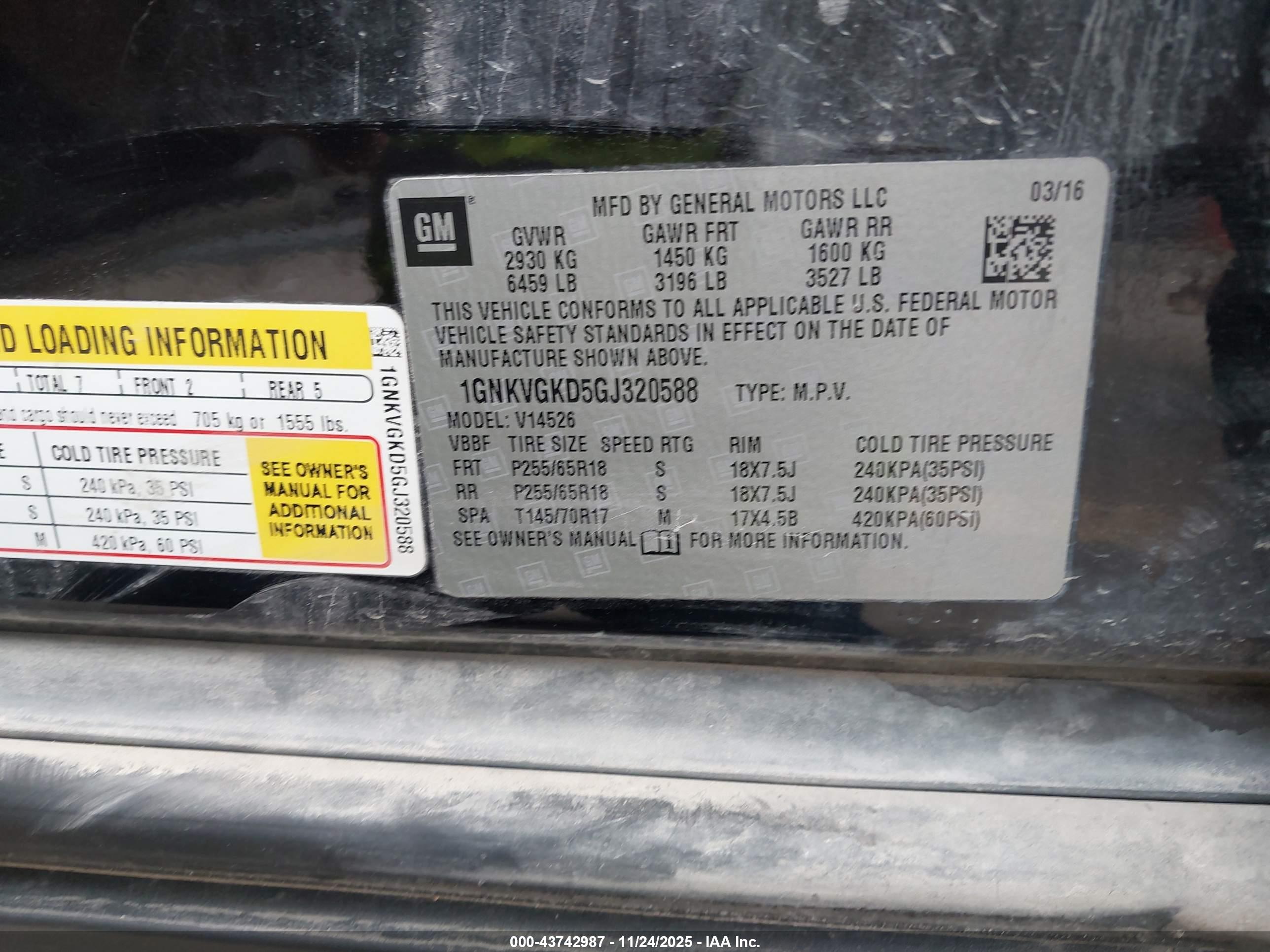 CHEVROLET TRAVERSE image 9