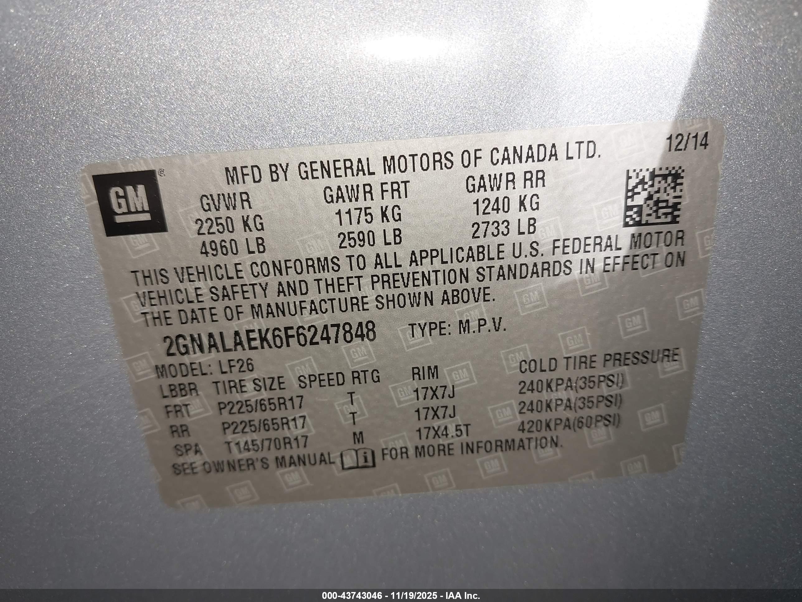 CHEVROLET EQUINOX image 9