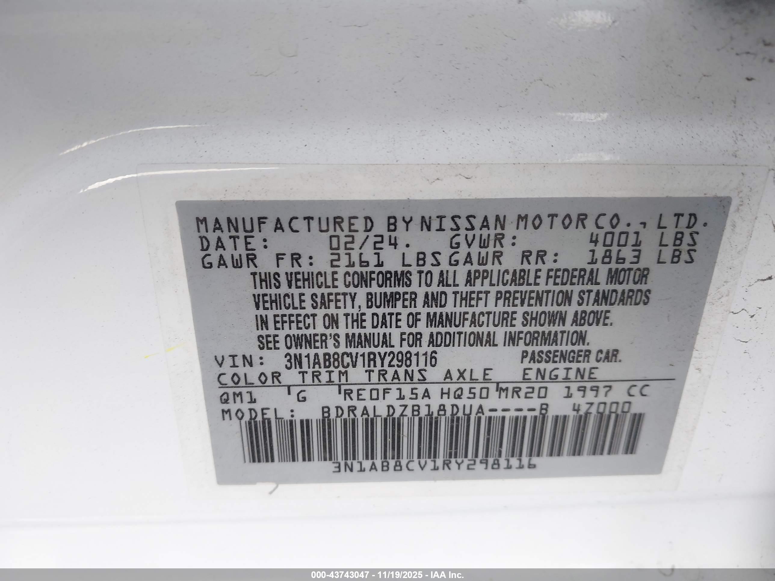 NISSAN SENTRA image 9