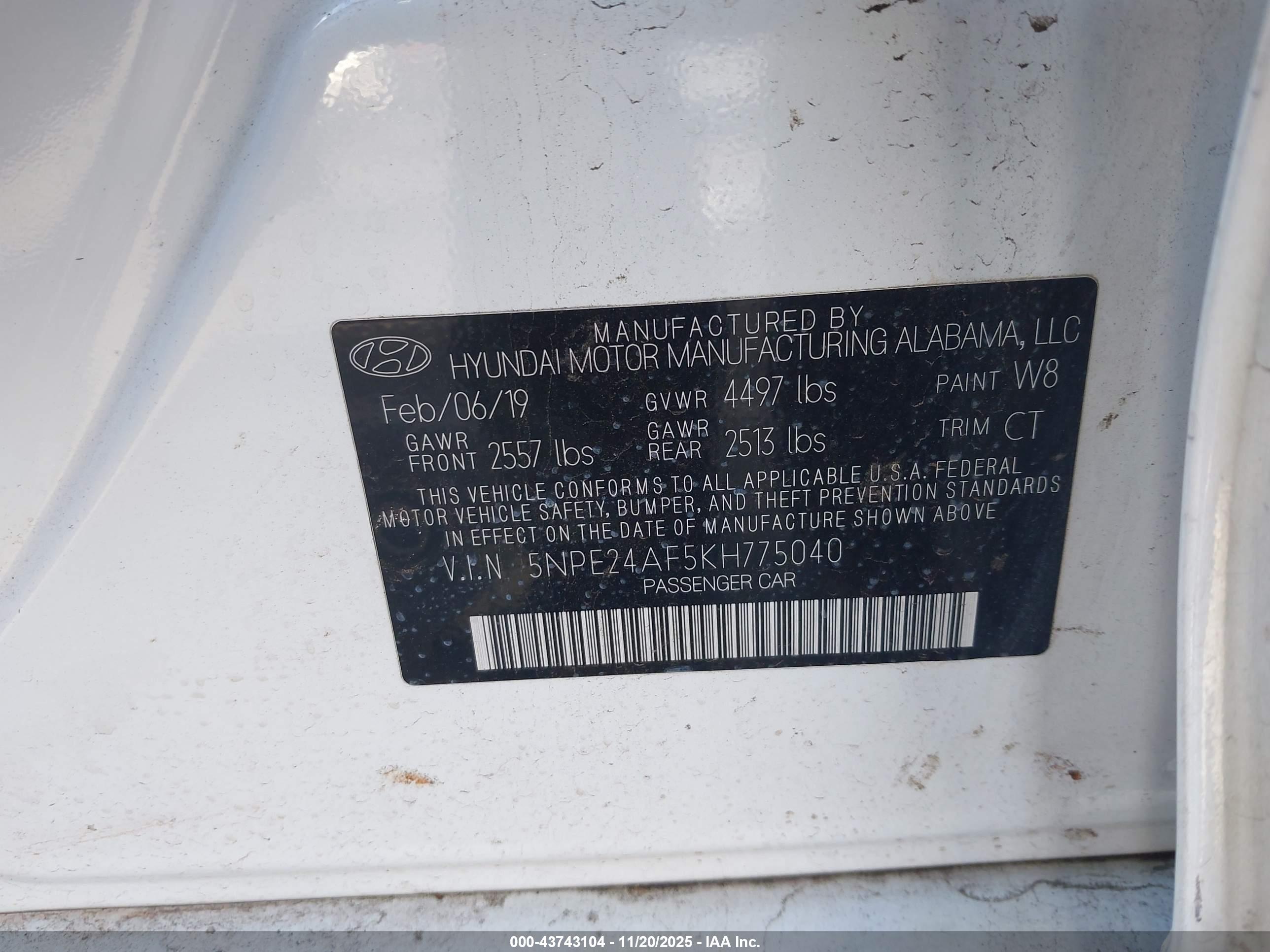 HYUNDAI SONATA image 9