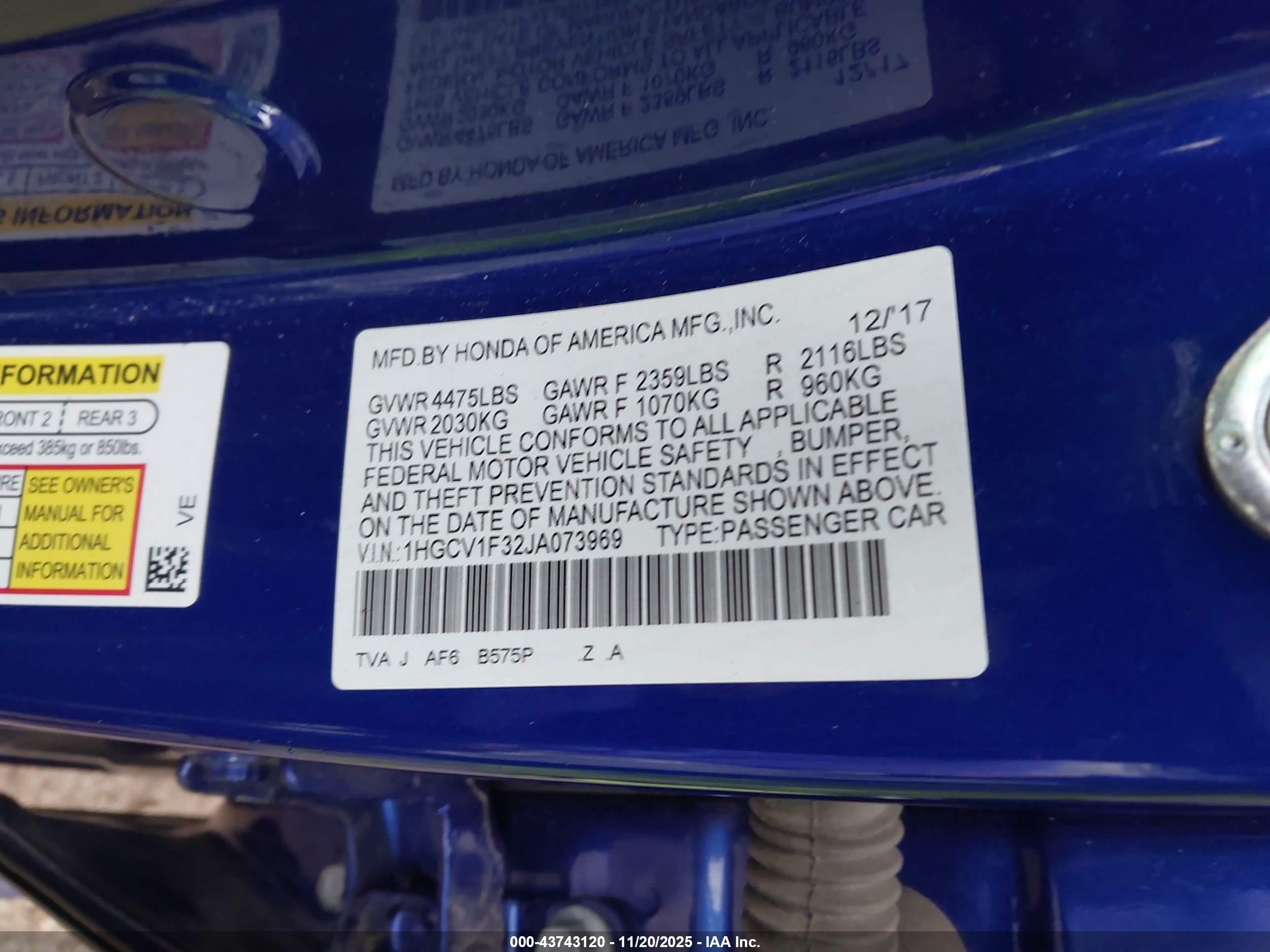 HONDA ACCORD image 9