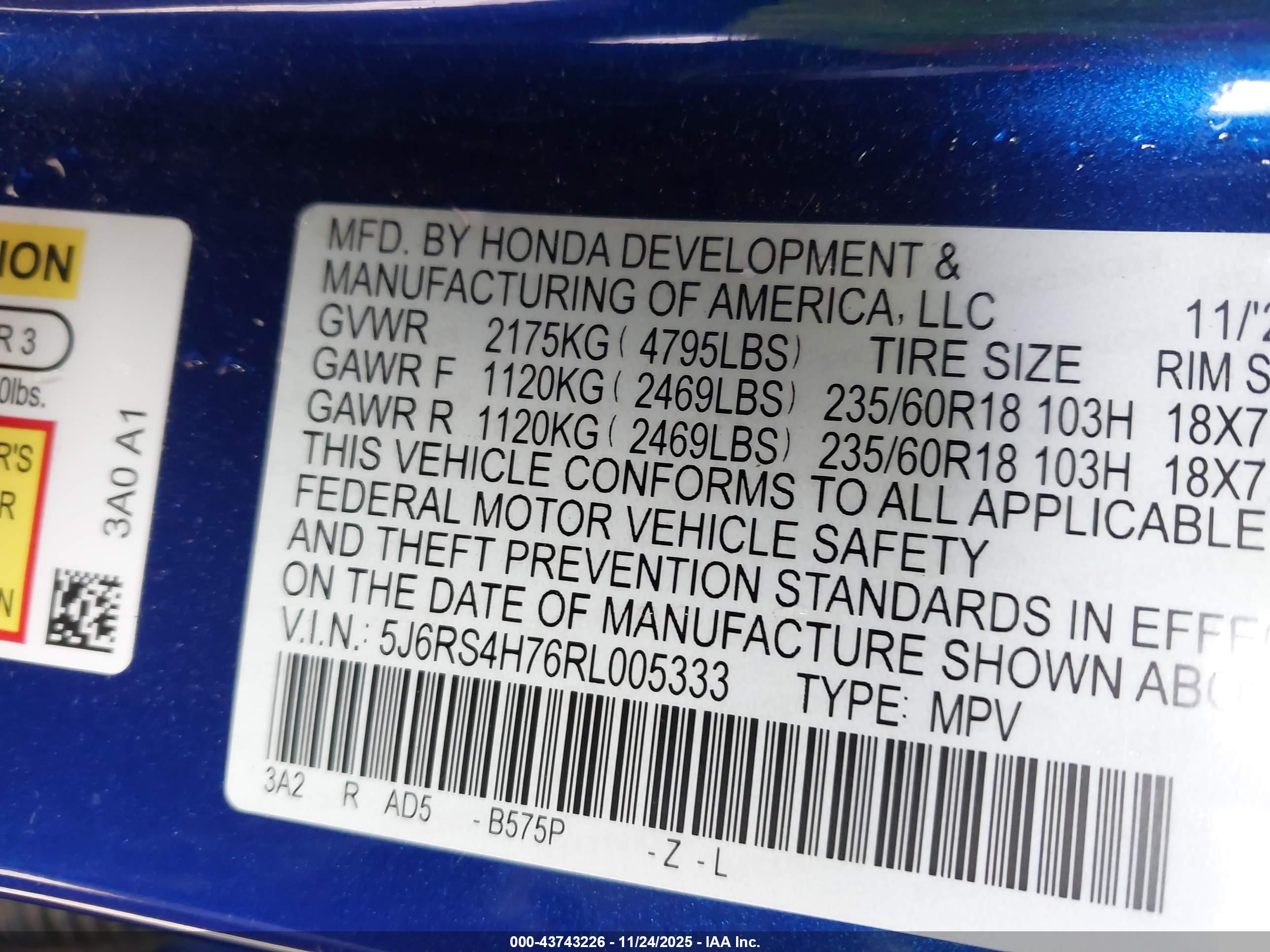 HONDA CR-V image 9