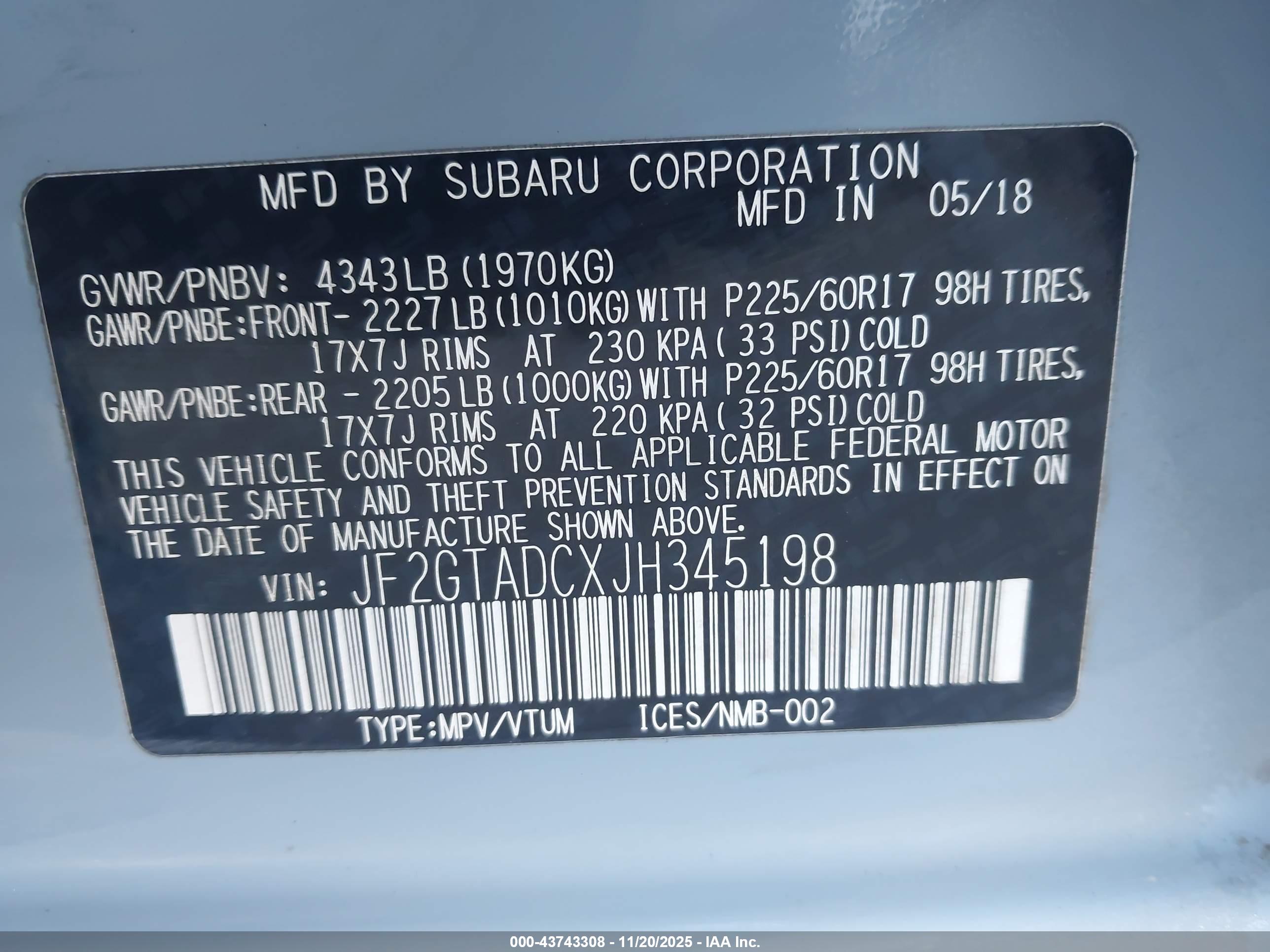 SUBARU CROSSTREK image 9