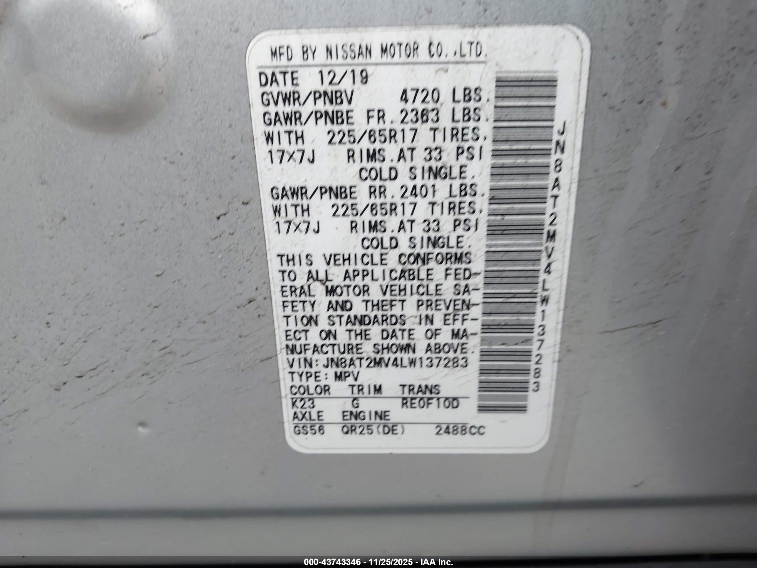 NISSAN ROGUE image 9
