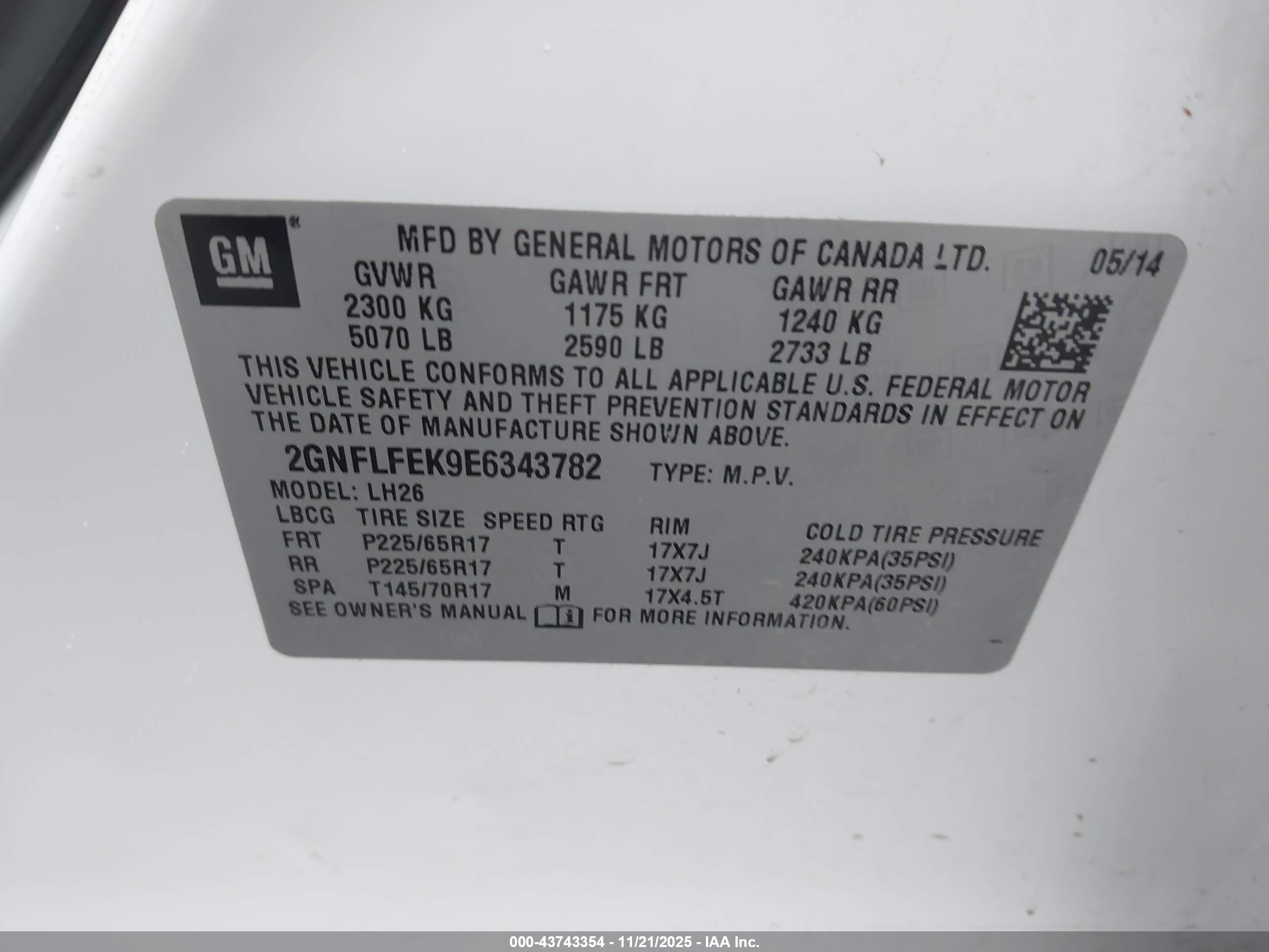 CHEVROLET EQUINOX image 9