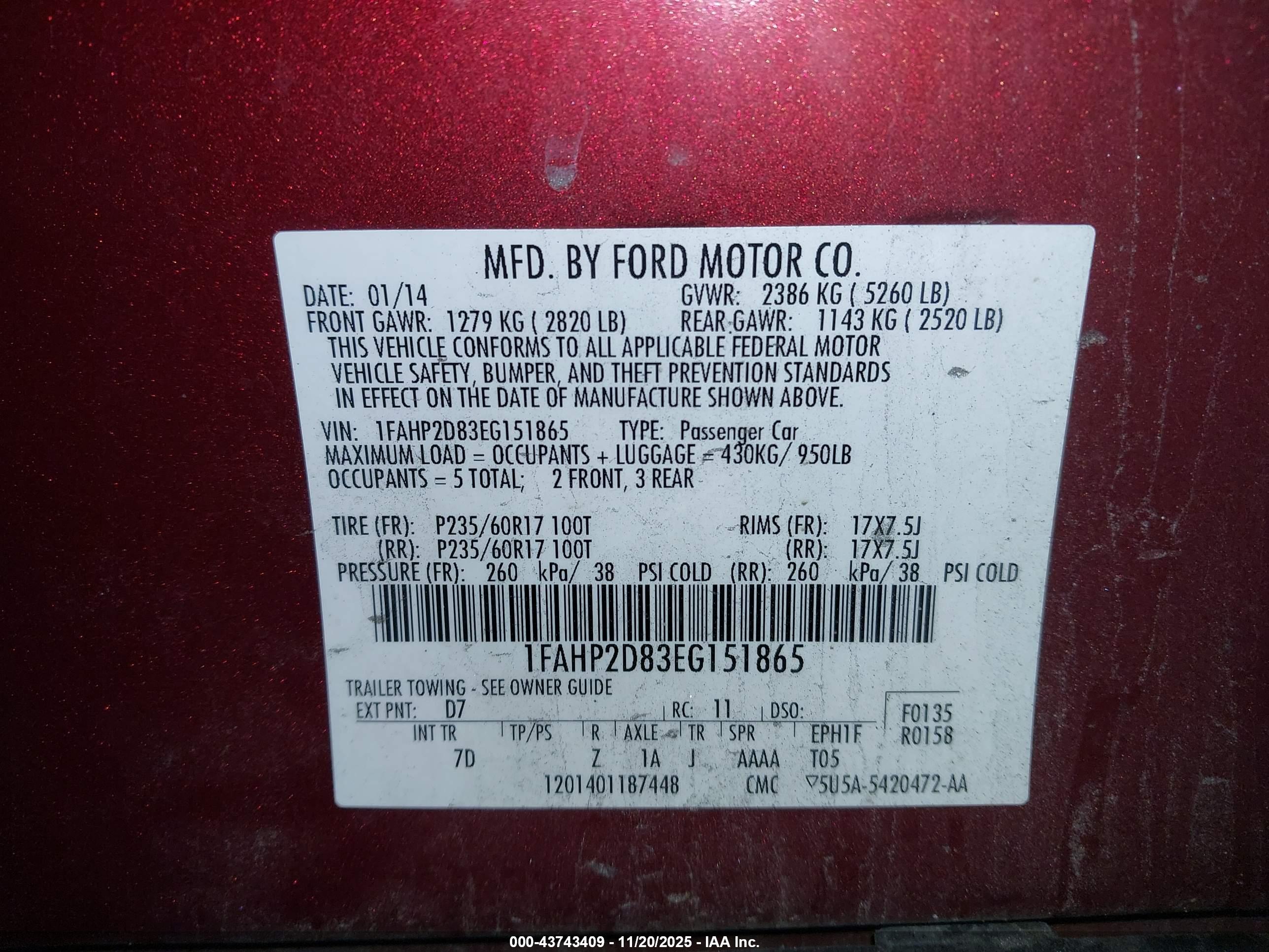 FORD TAURUS image 9