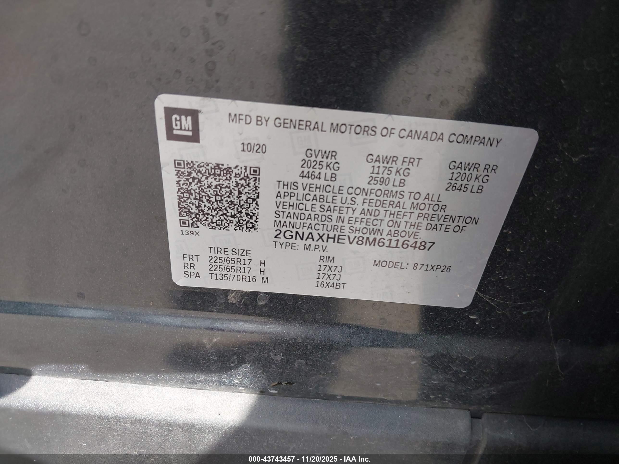 CHEVROLET EQUINOX image 9