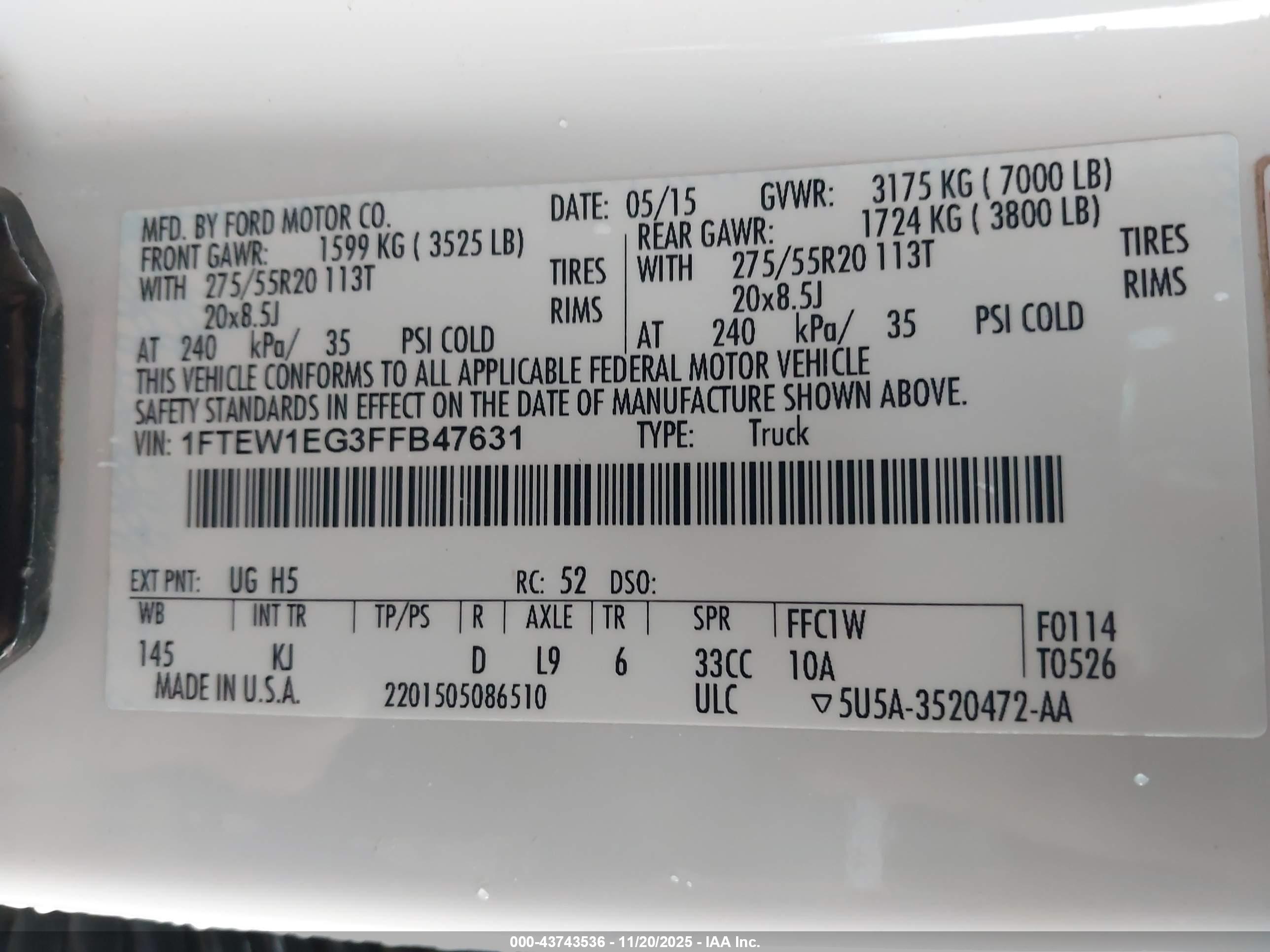 FORD F-150 image 9