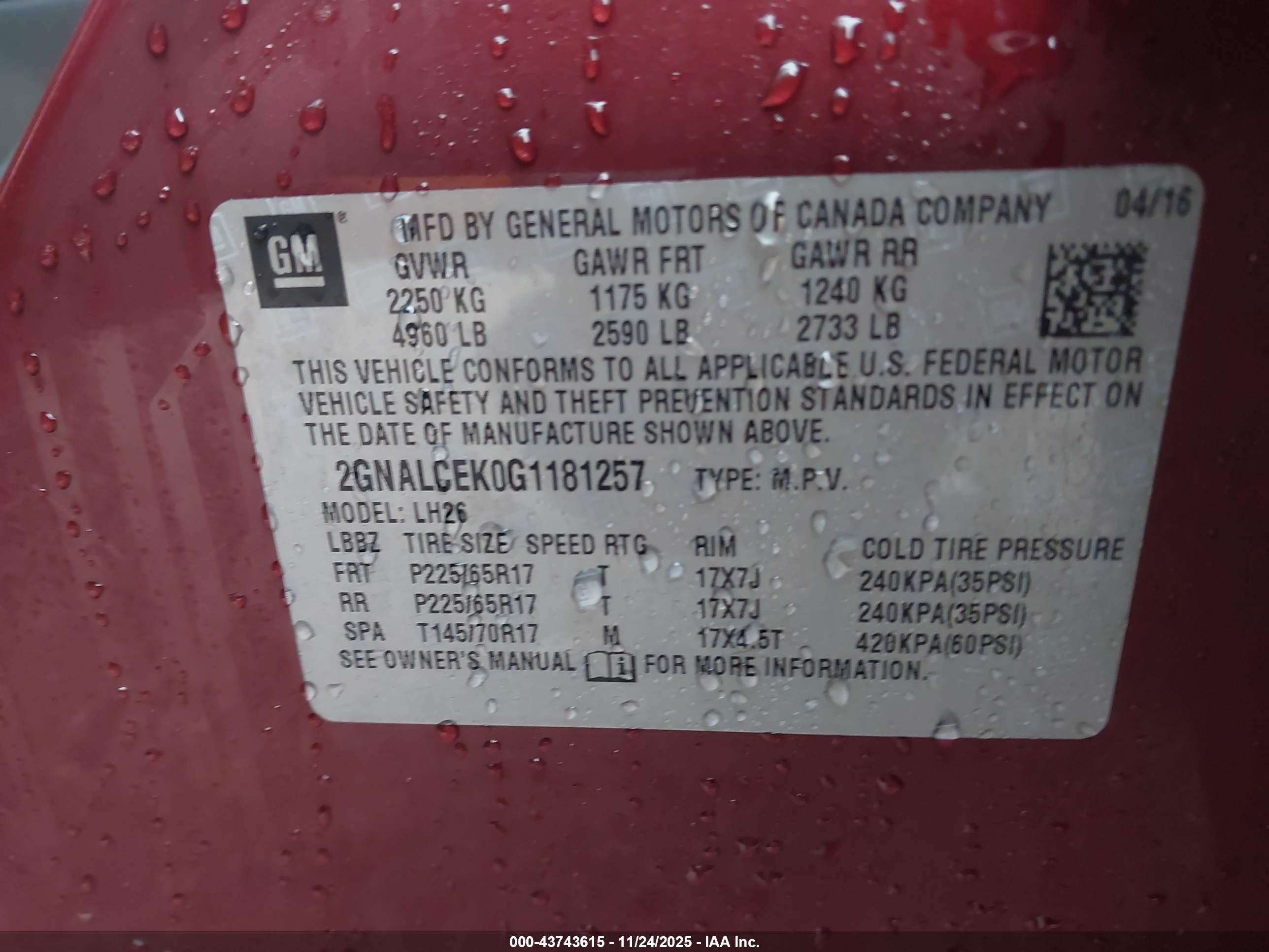 CHEVROLET EQUINOX image 9