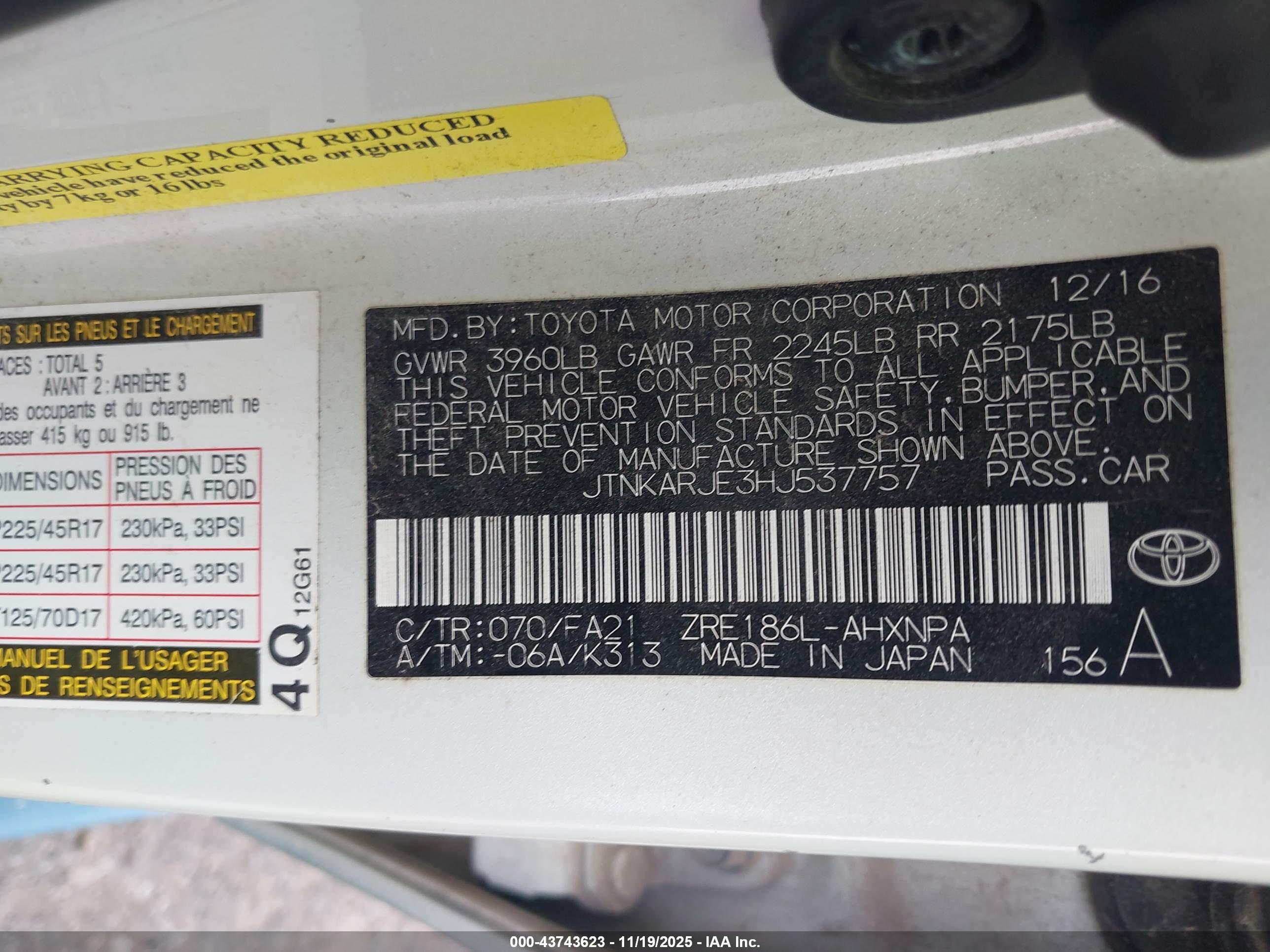 TOYOTA COROLLA image 9