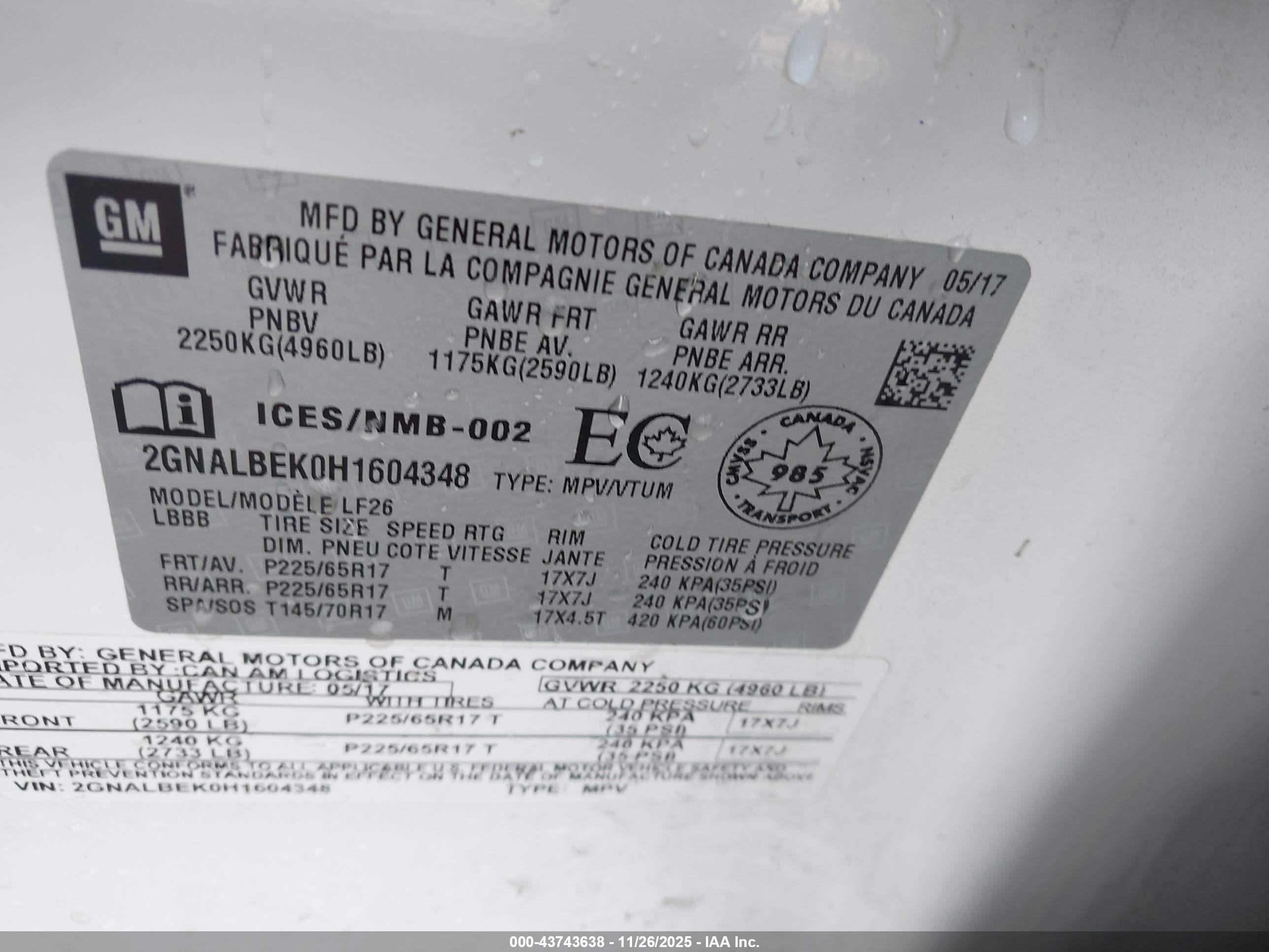 CHEVROLET EQUINOX image 9