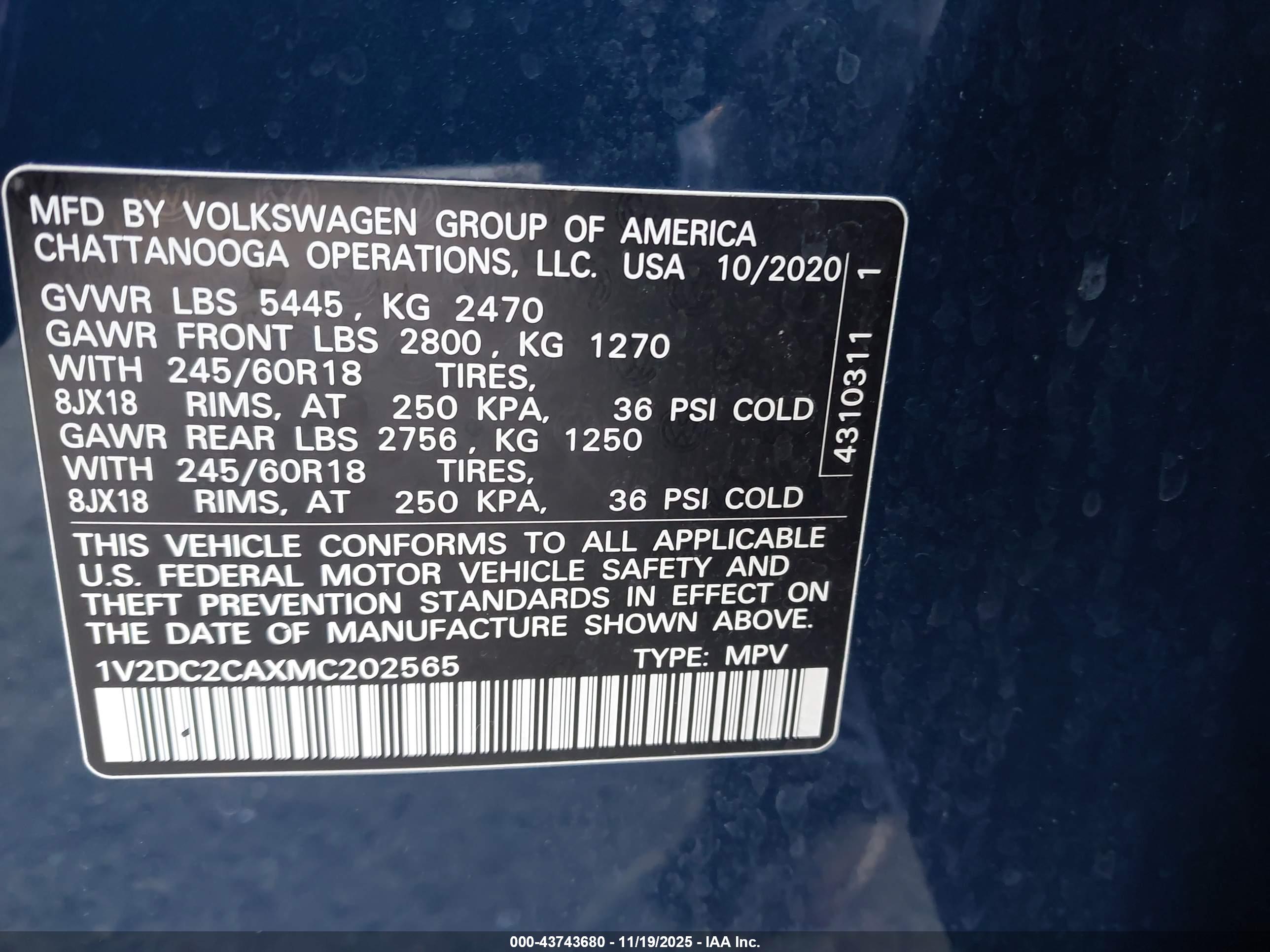 VOLKSWAGEN ATLAS image 9